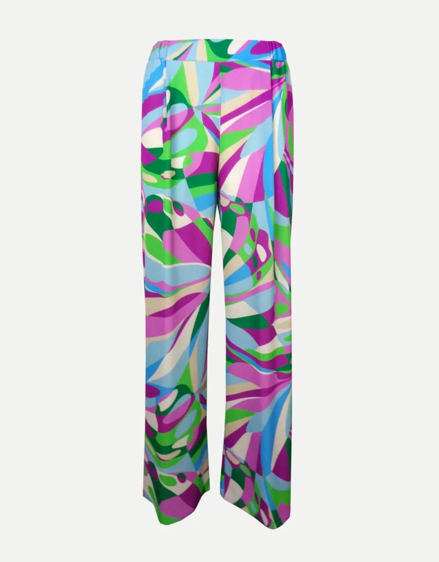 Pantalone fantasia a palazzo
