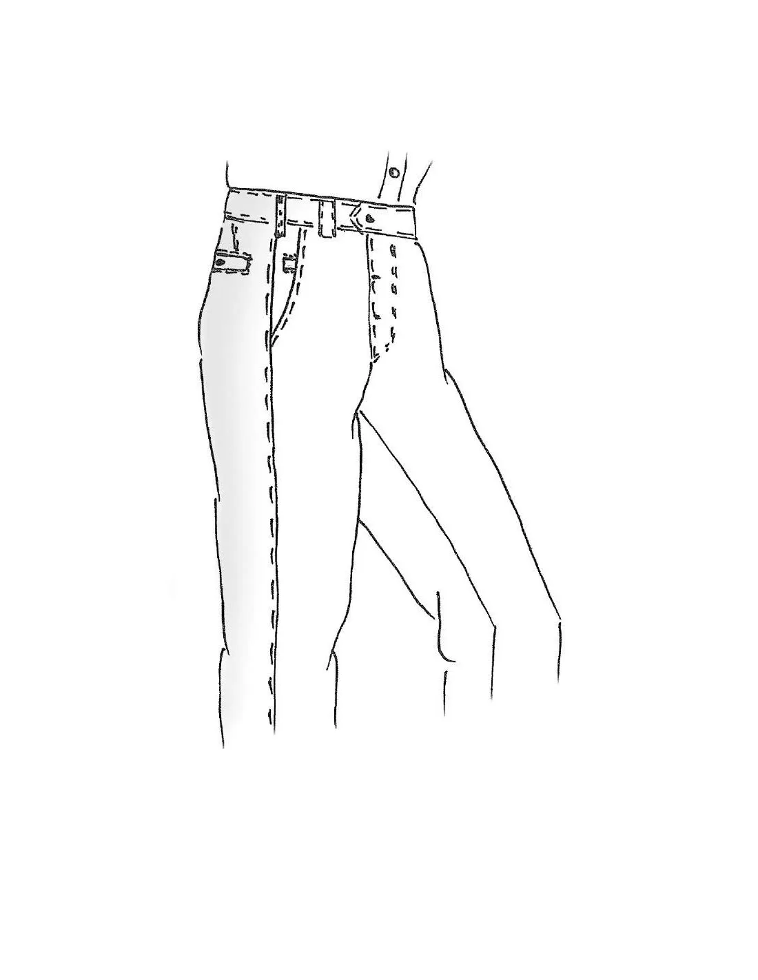 pantalone in fresco lana tela nero p / e