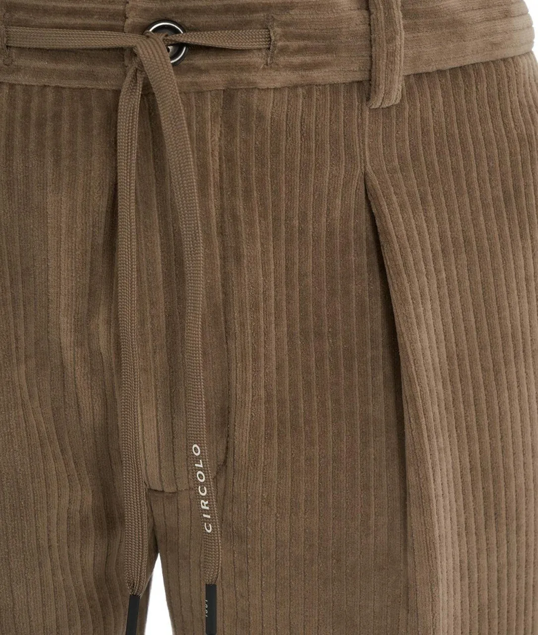 Pantalone in velluto a coste marrone chiaro marrone chiaro