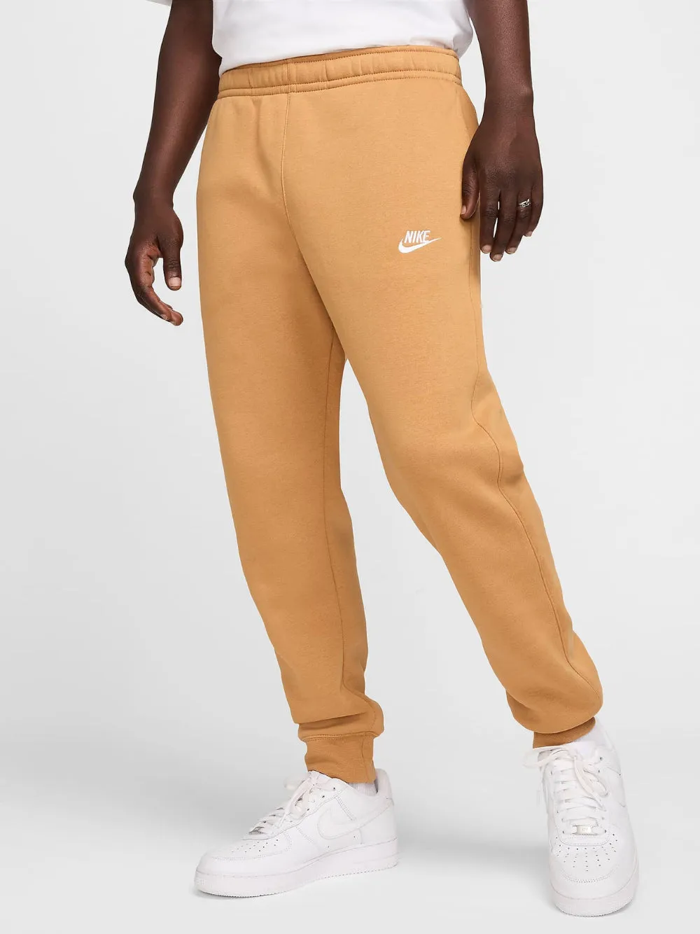 Pantalone Nike nocciola in felpa invernale Nsw Club Art:BV2671-224