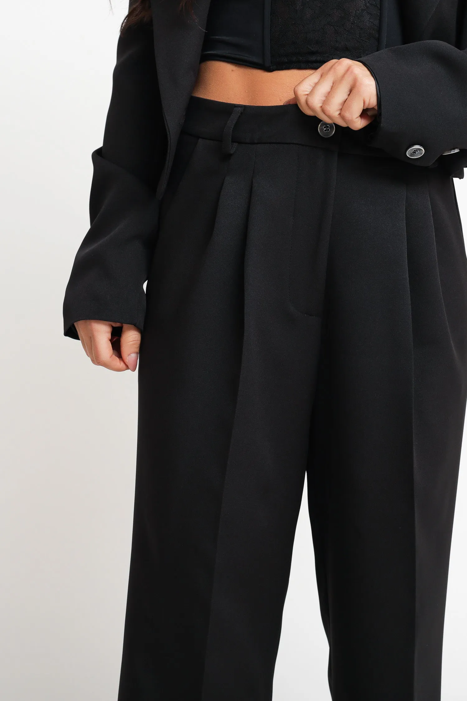 Pantalone Palazzo - Nero