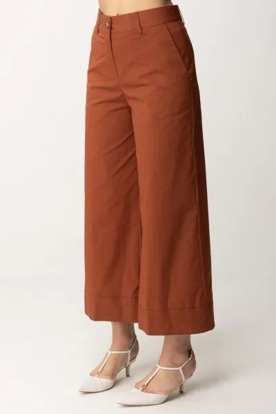 Pantaloni cropped in cotone SEQUOIA