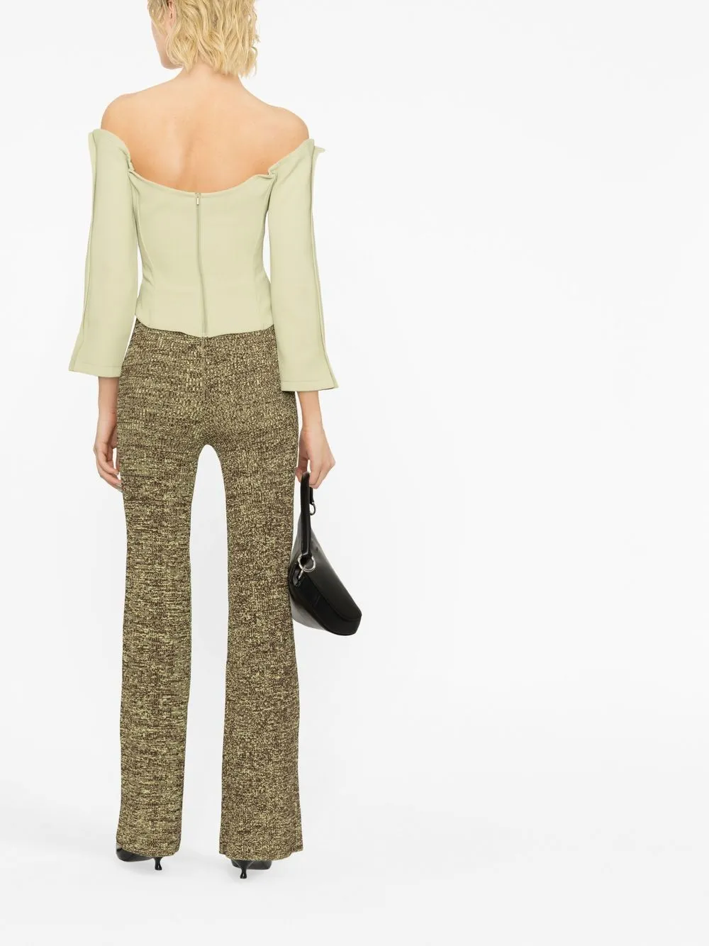 Pantaloni dritti in grigio - donna