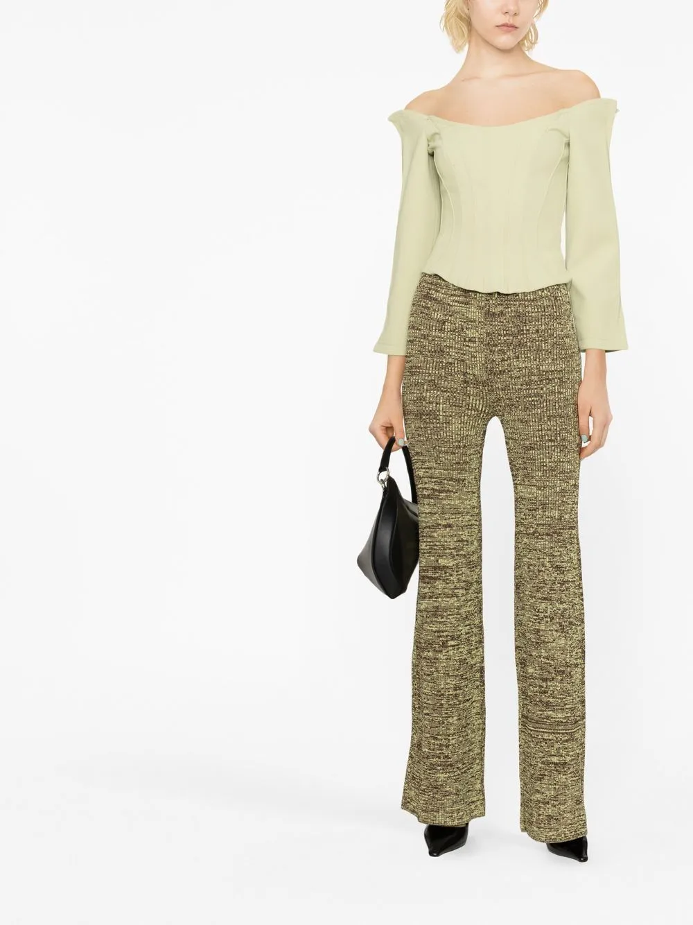 Pantaloni dritti in grigio - donna