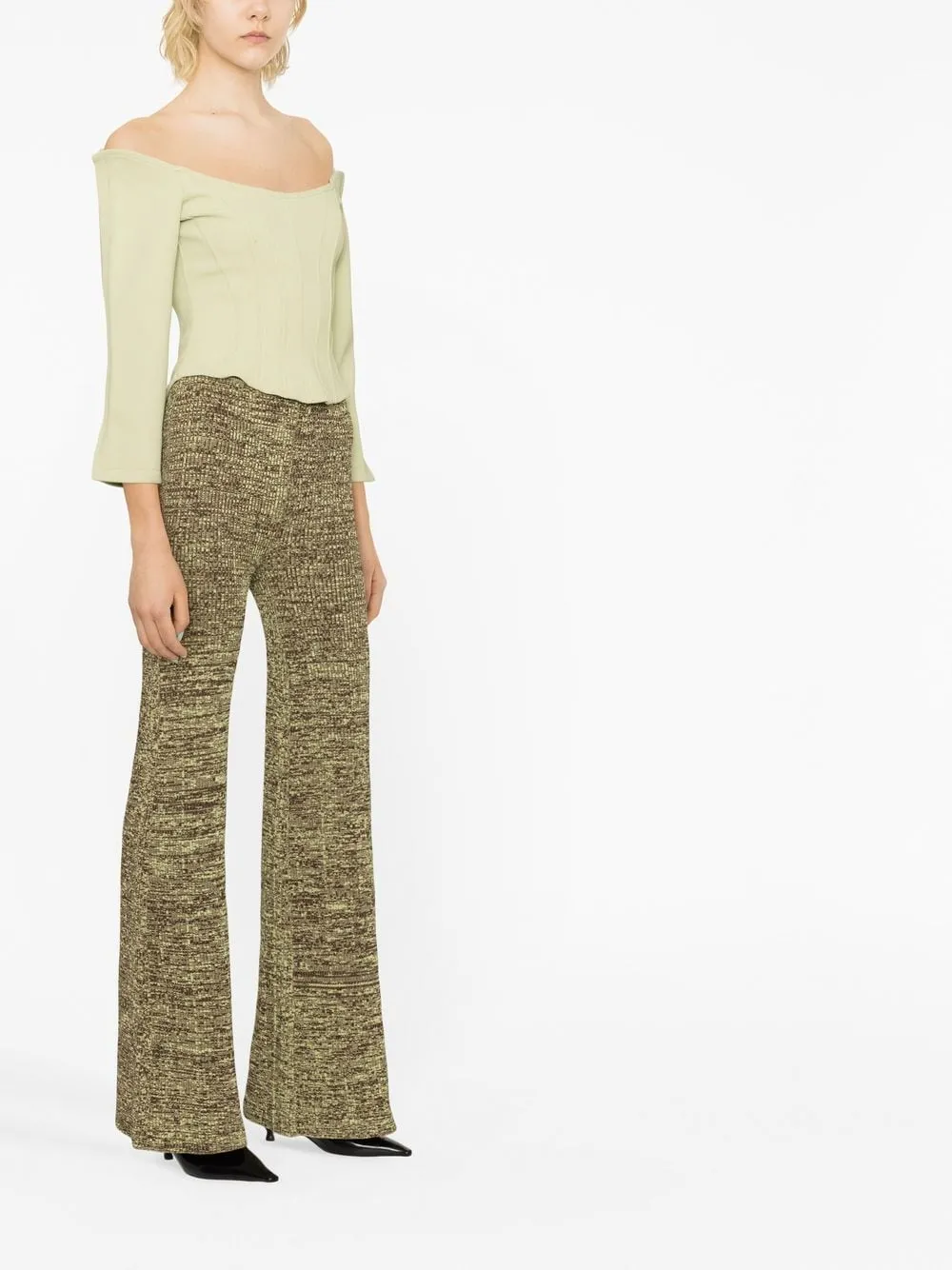 Pantaloni dritti in grigio - donna