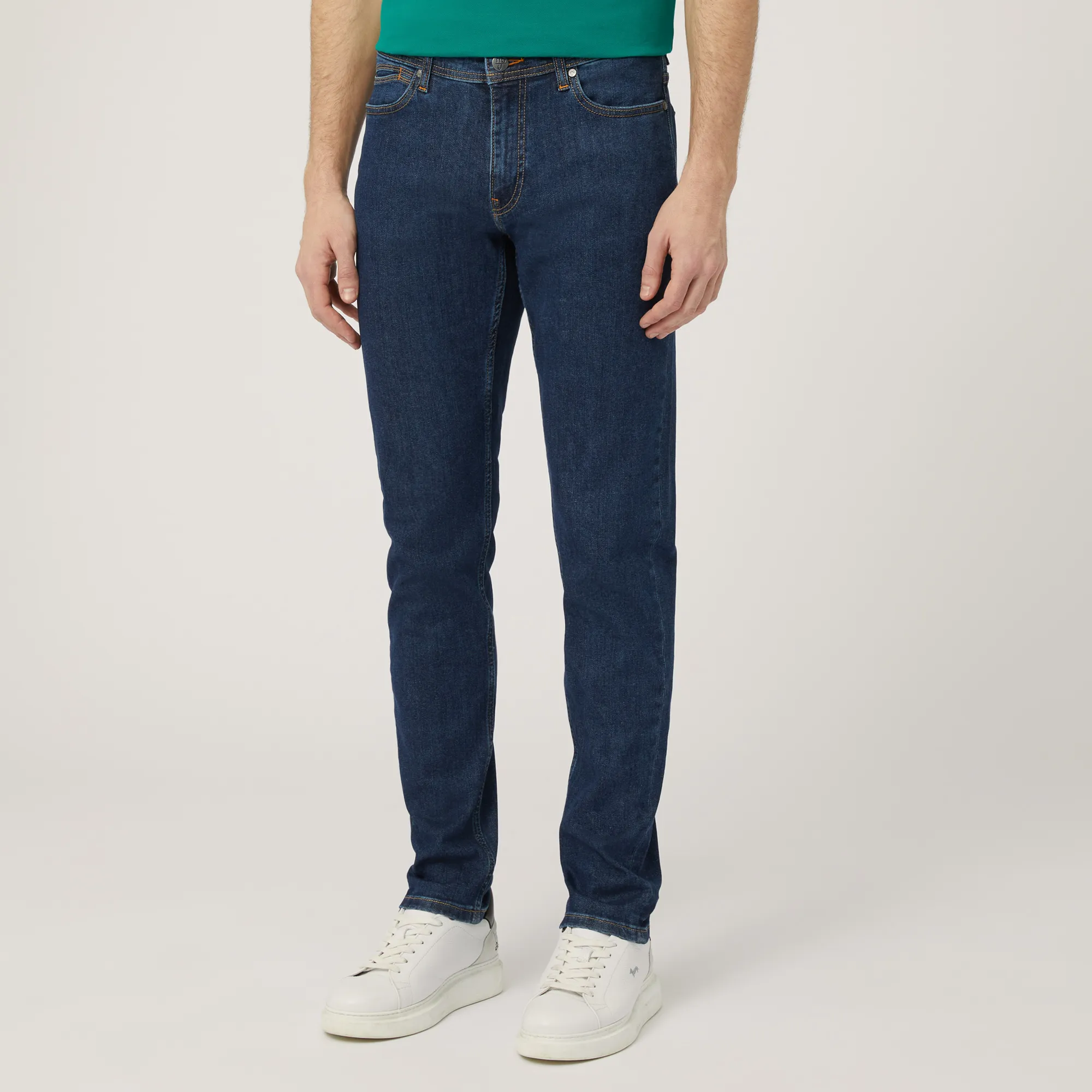 Pantaloni In Denim Narrow Fit