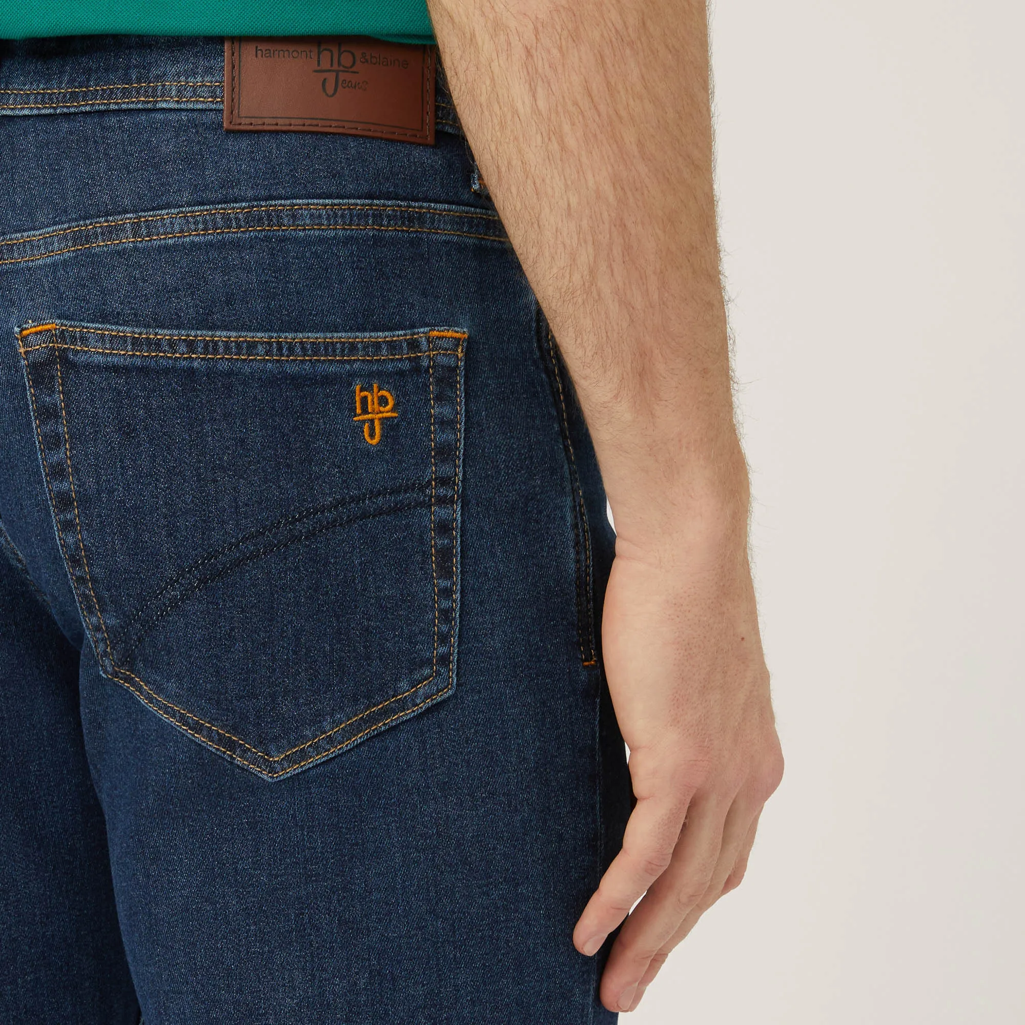 Pantaloni In Denim Narrow Fit