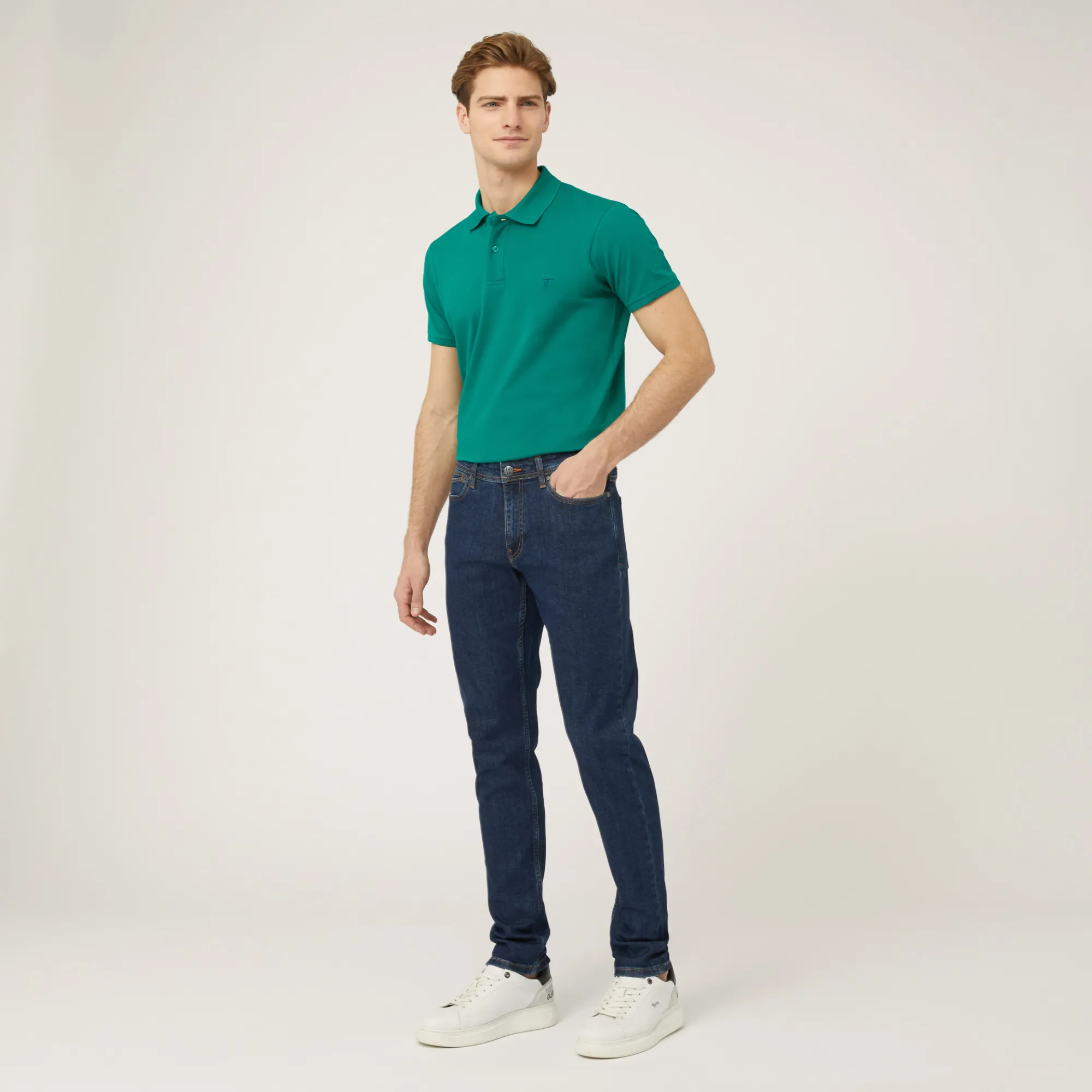 Pantaloni In Denim Narrow Fit