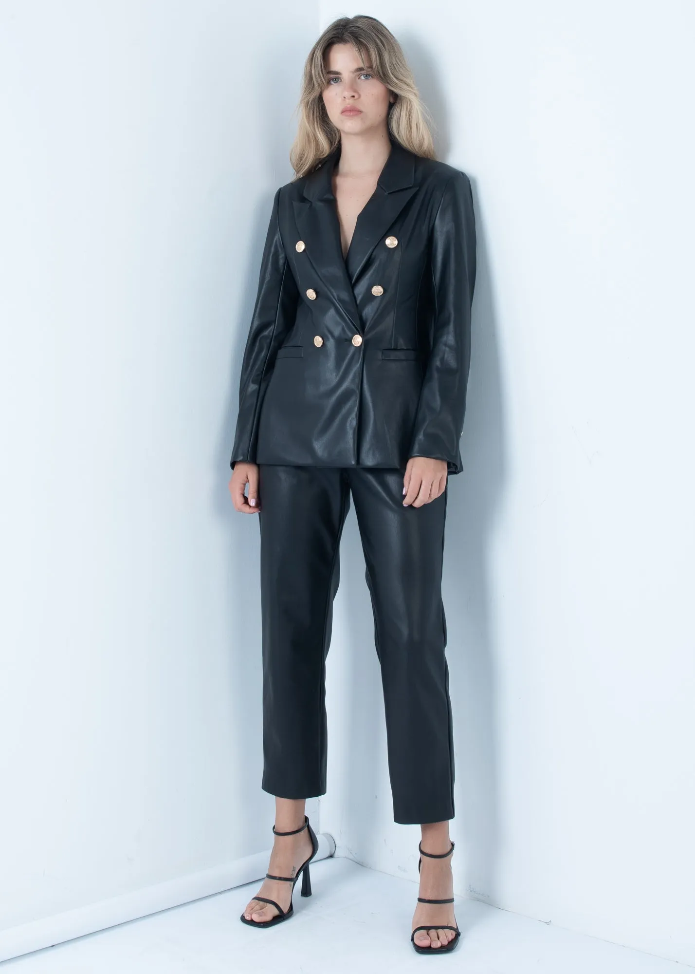 Pantaloni in ecopelle
