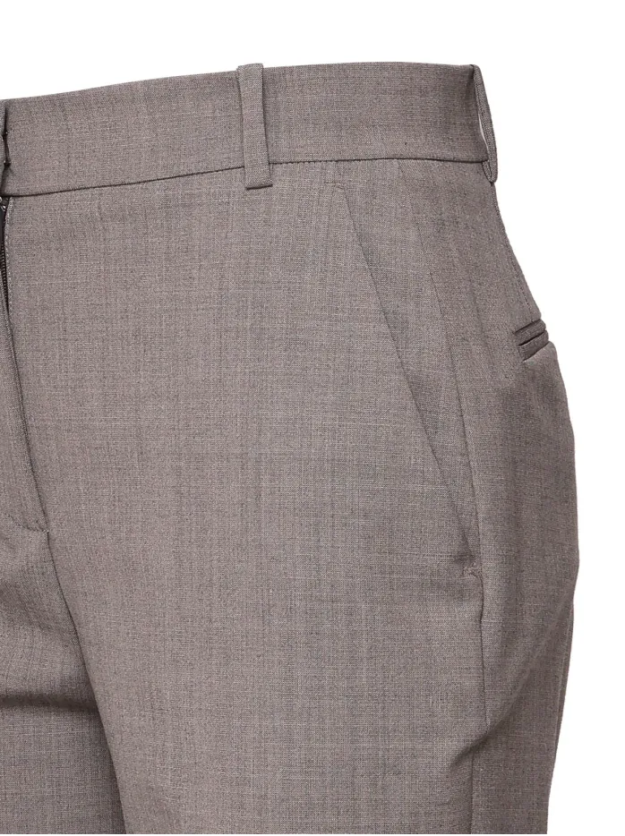 PANTALONI IN LANA PELUSIO