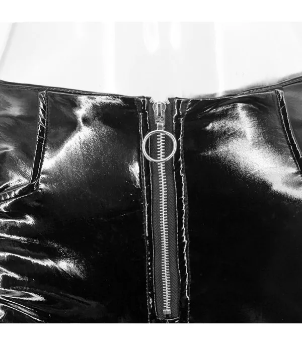 Pantaloni in vinile tigressa