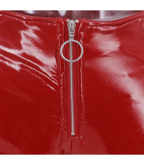 Pantaloni in vinile tigressa