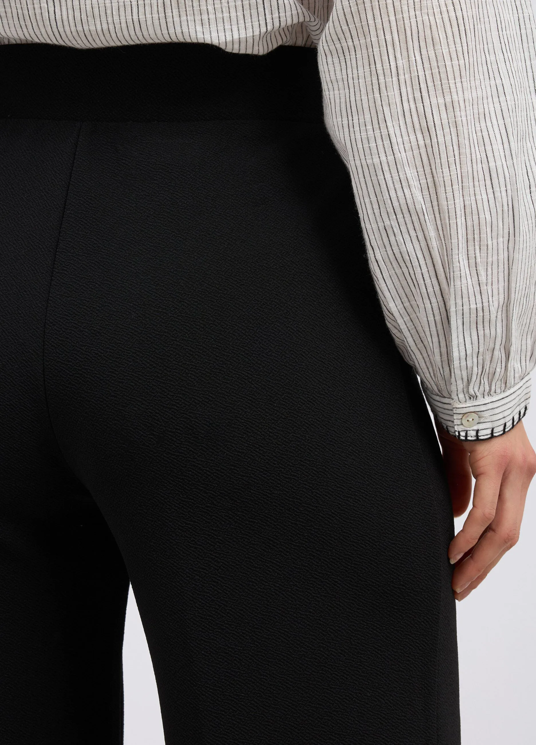 Pantaloni palazzo in crêpe donna