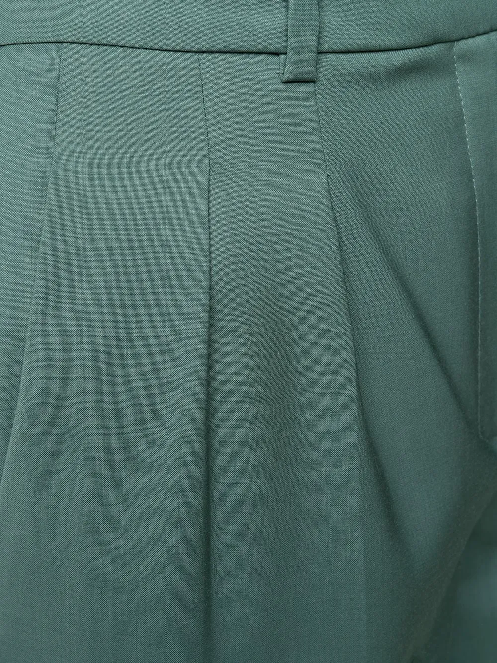 Pantaloni sartoriali in verde - donna