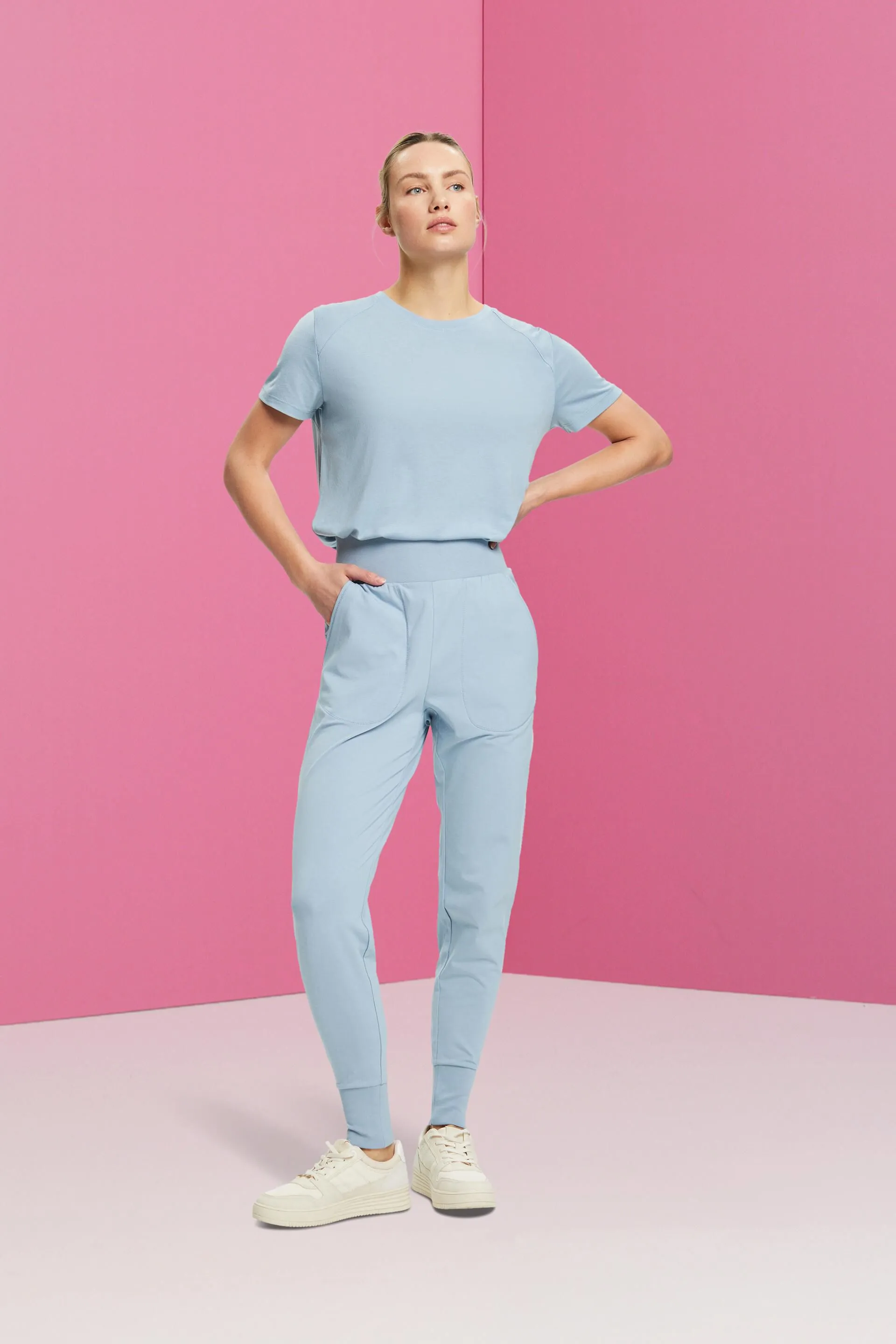 Pantaloni sportivi in jersey