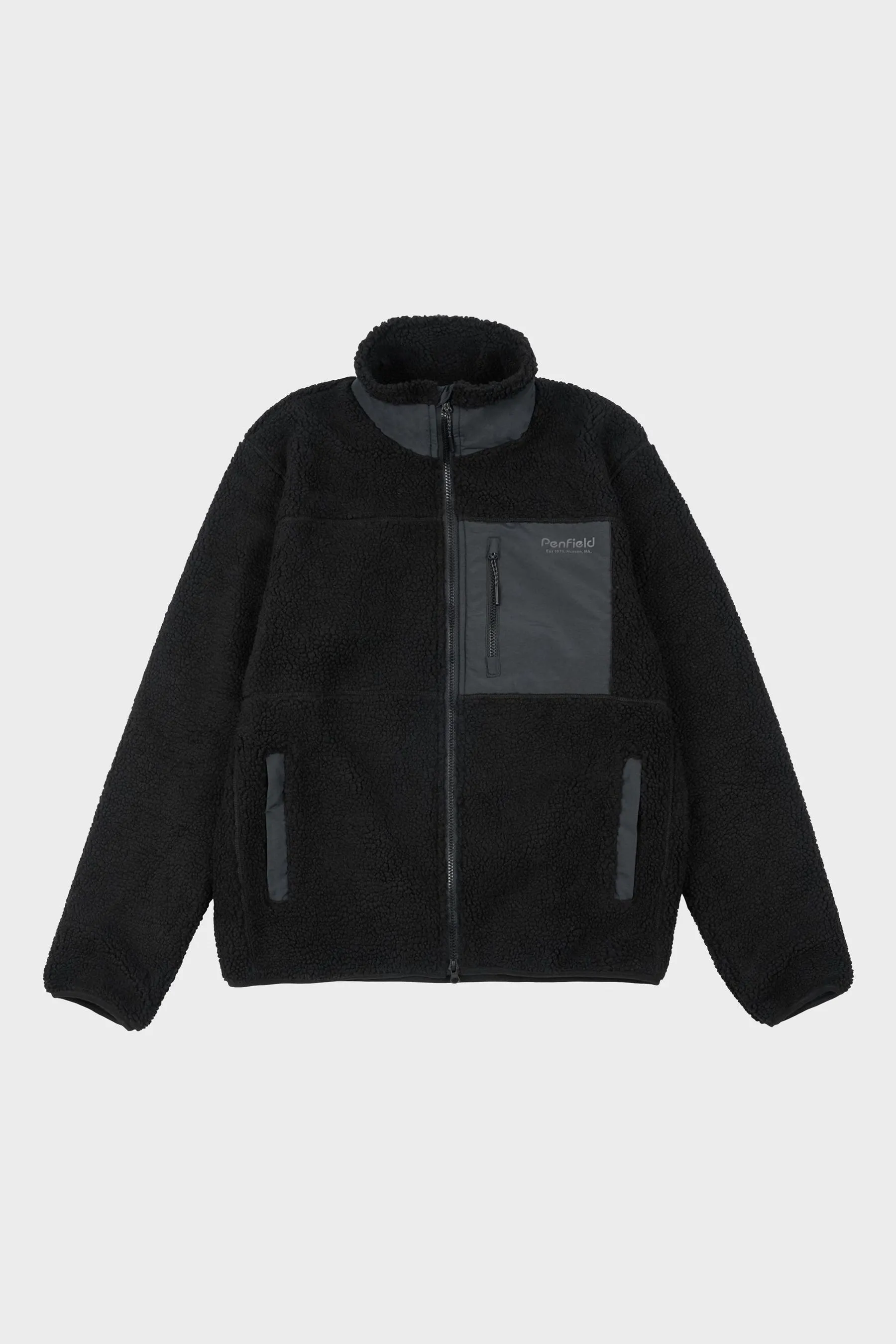 Penfield - Cappotto in sherpa con zip effetto orso