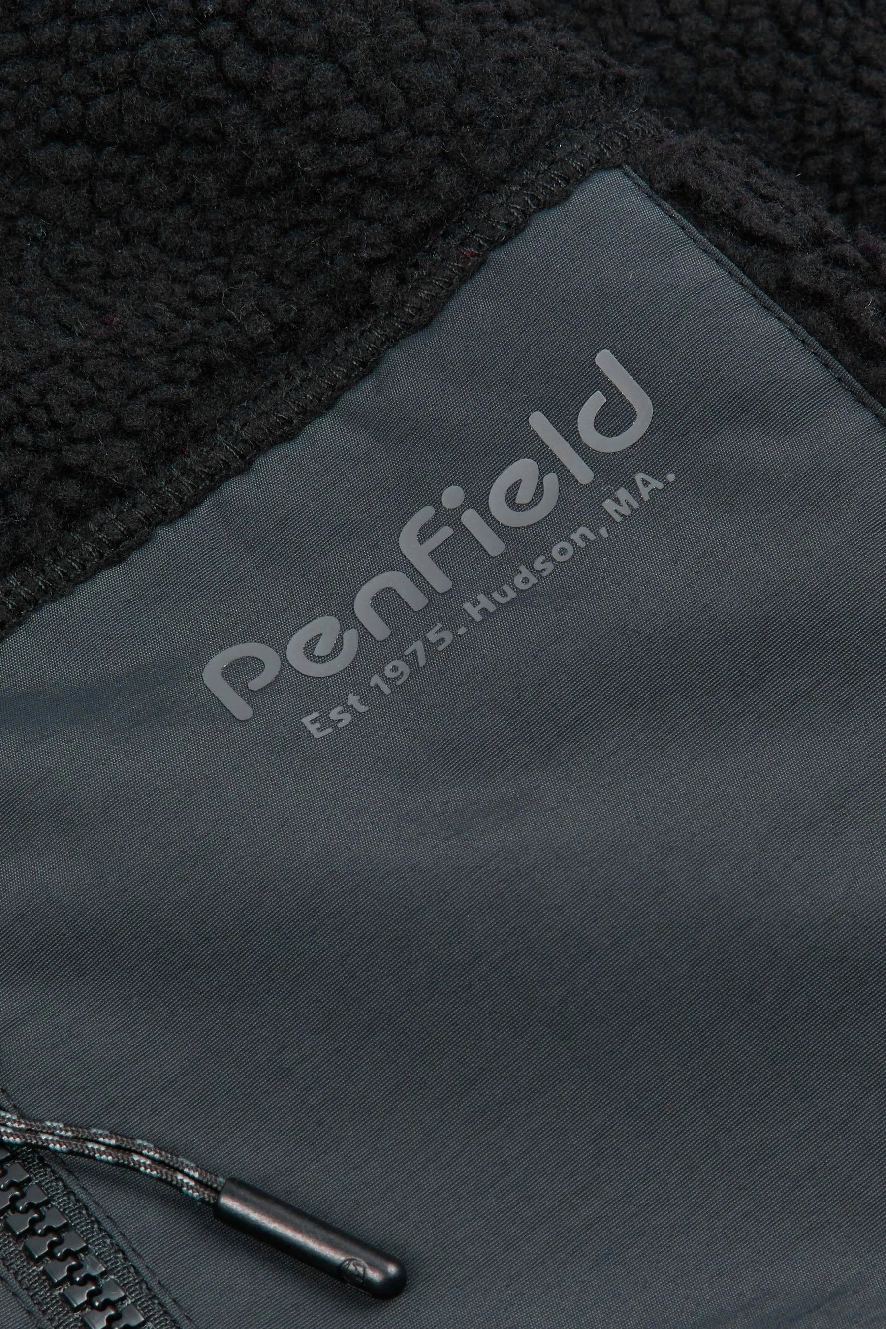 Penfield - Cappotto in sherpa con zip effetto orso