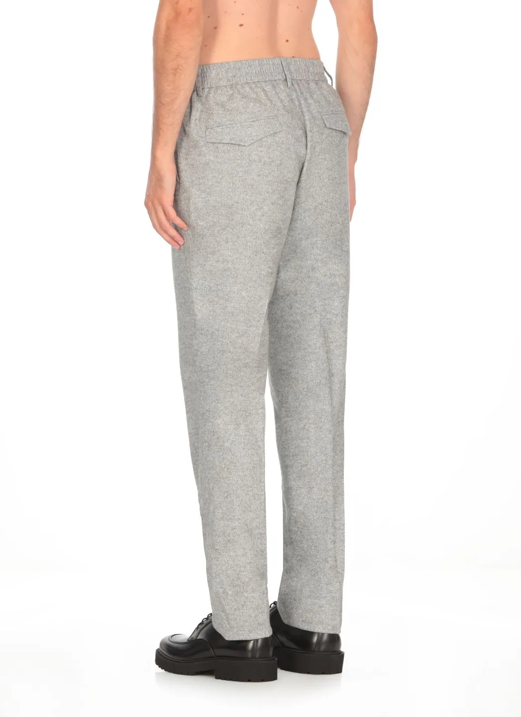  Peserico Pantaloni in lana e seta 