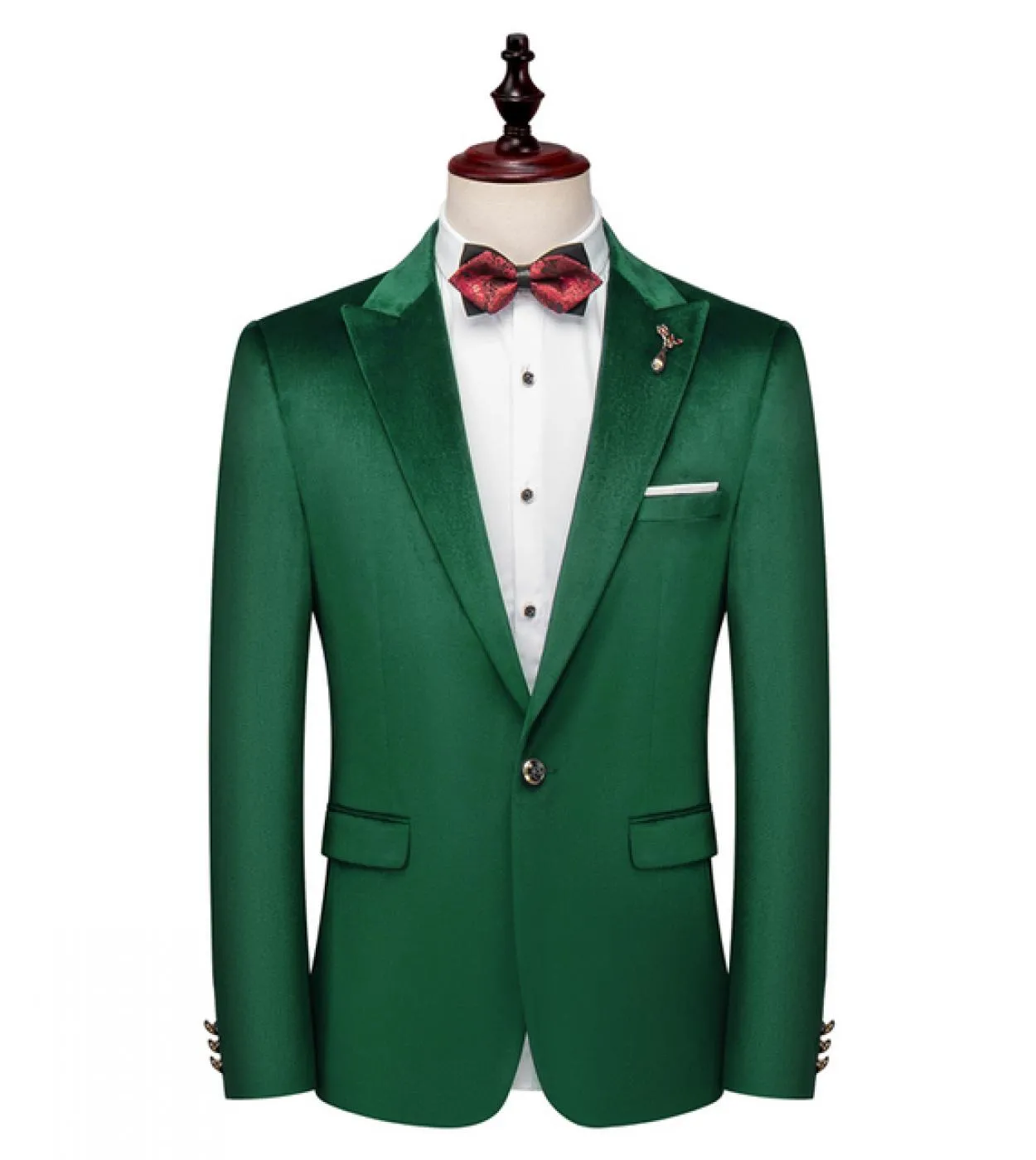 Plyesxale Blazer verde Uomo New Slim Fit Mens Blazer in velluto 5xl Blazer uomo Giacca casual Giacca da sposa per feste Q675