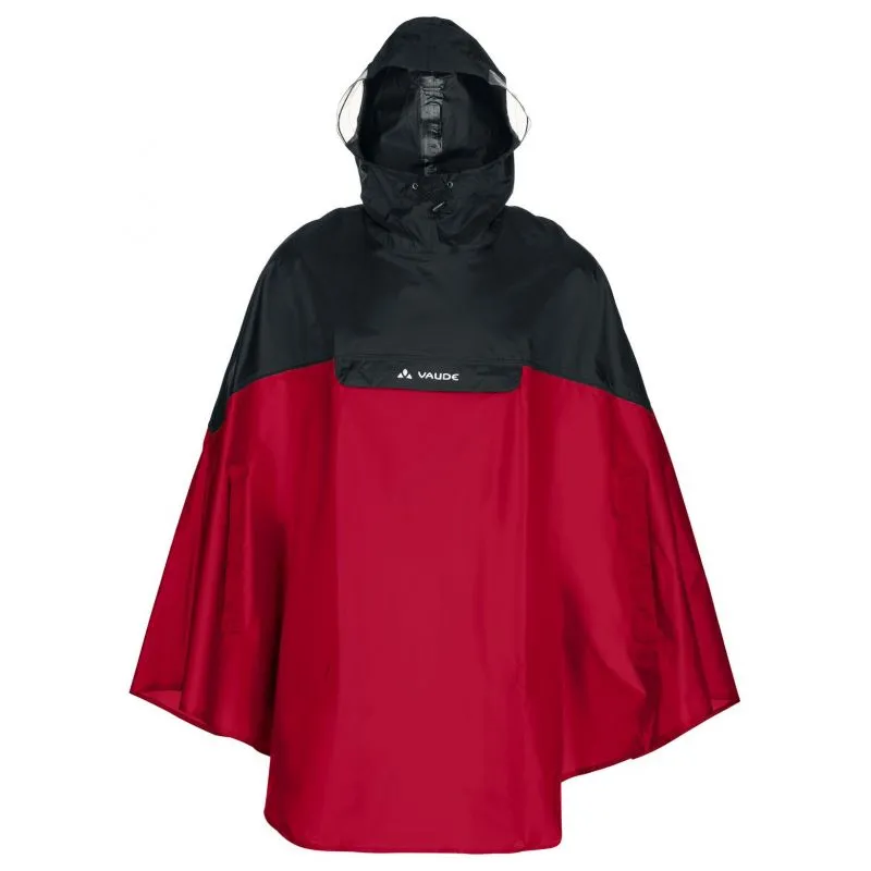 Poncho antipioggia Vaude Covero Poncho II (rosso indiano)