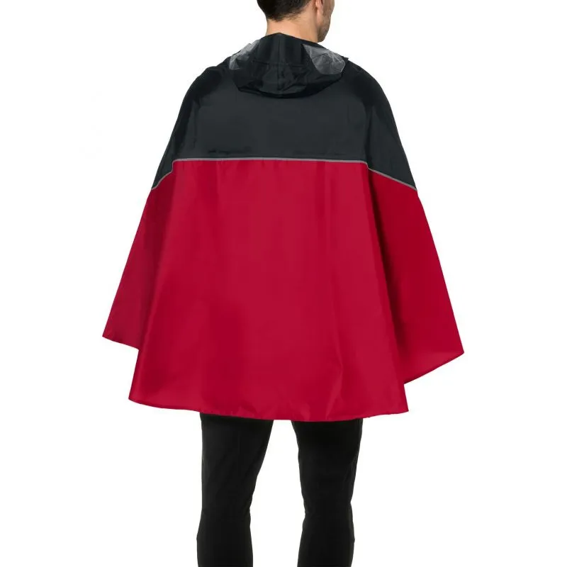 Poncho antipioggia Vaude Covero Poncho II (rosso indiano)