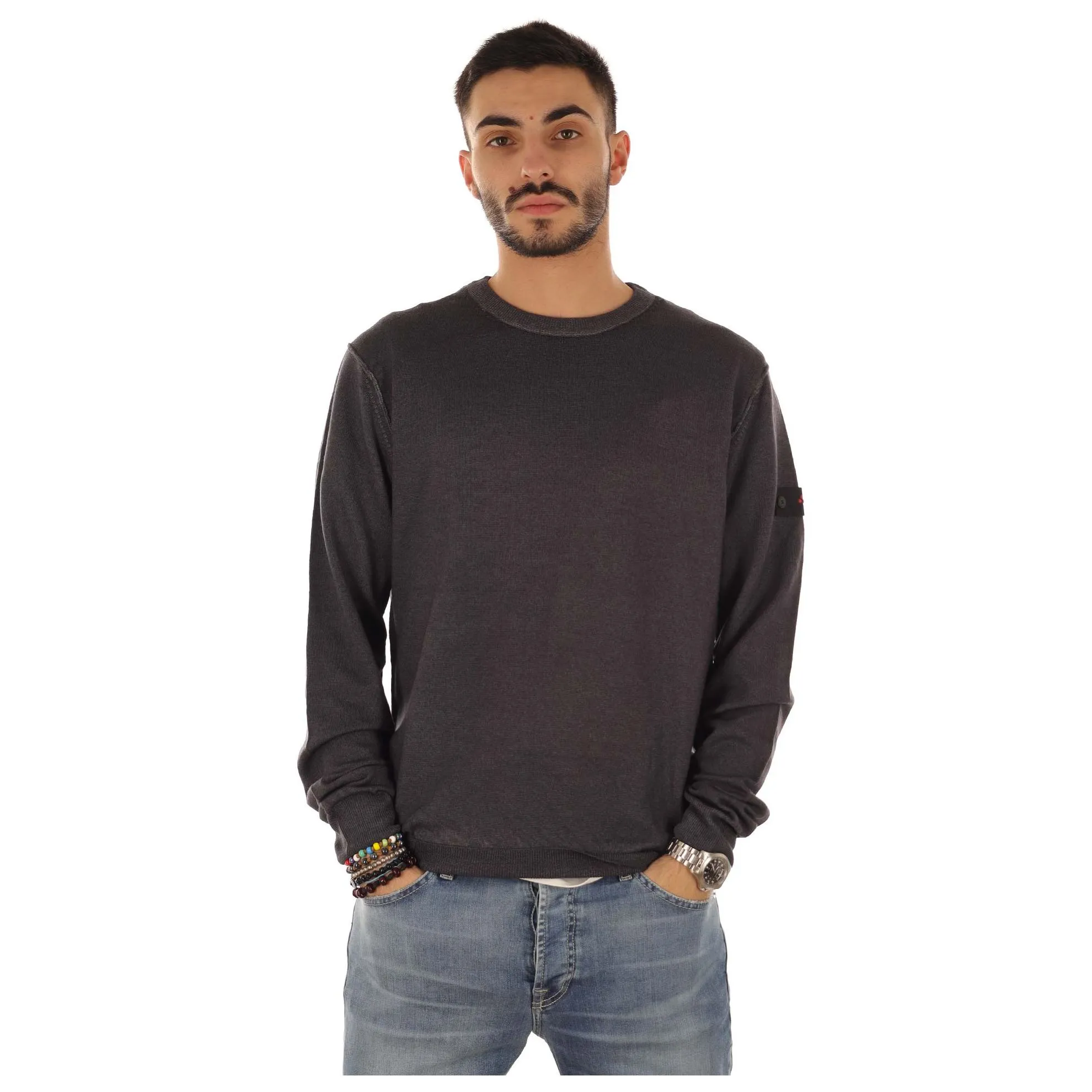 Pullover badra acd 01 in lana con tintura acidata