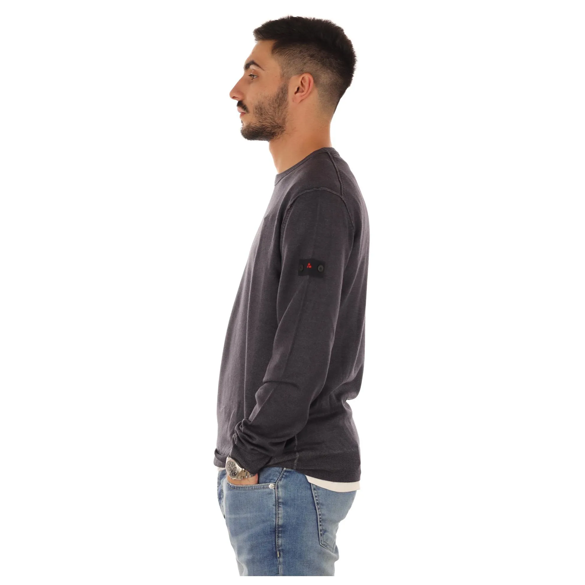 Pullover badra acd 01 in lana con tintura acidata