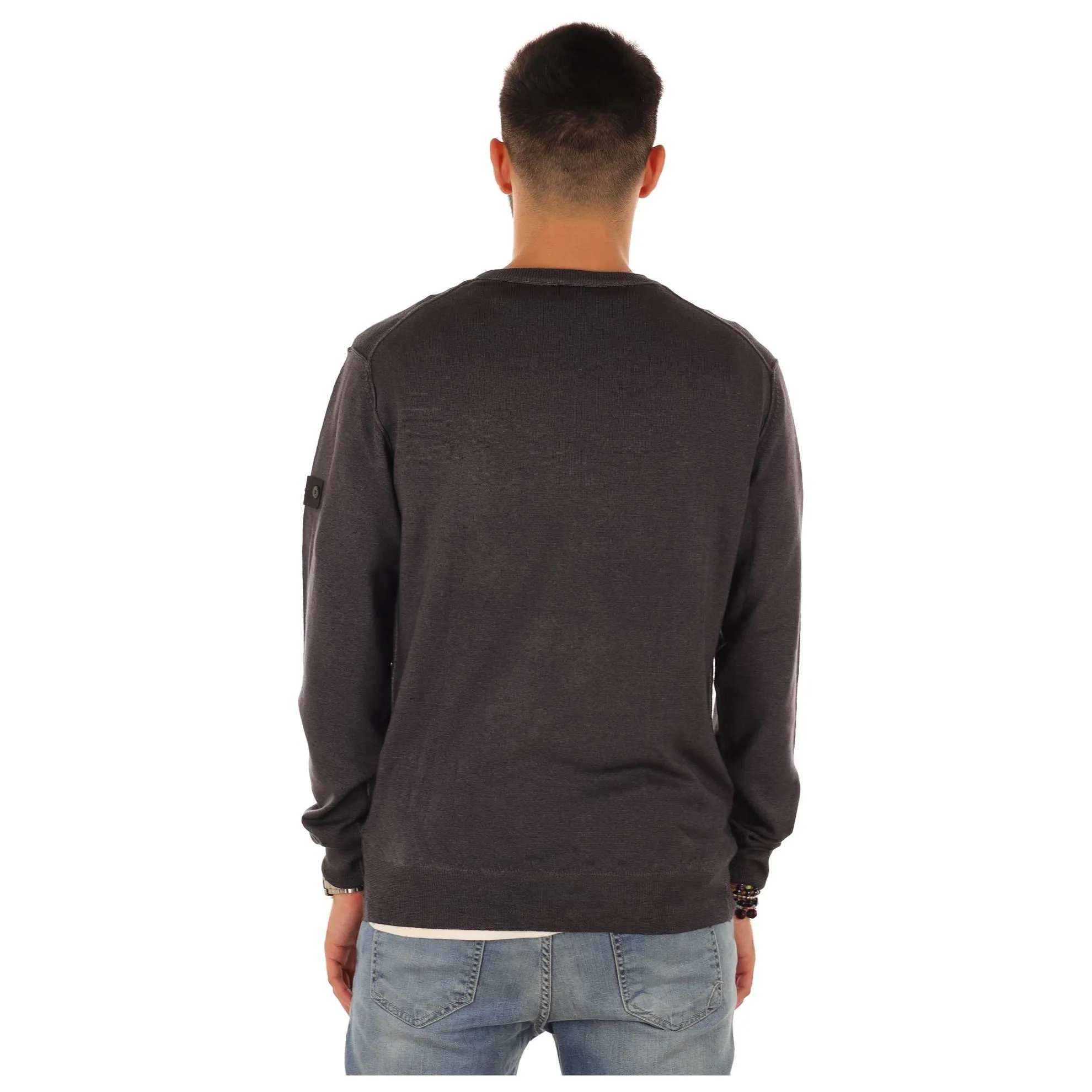 Pullover badra acd 01 in lana con tintura acidata