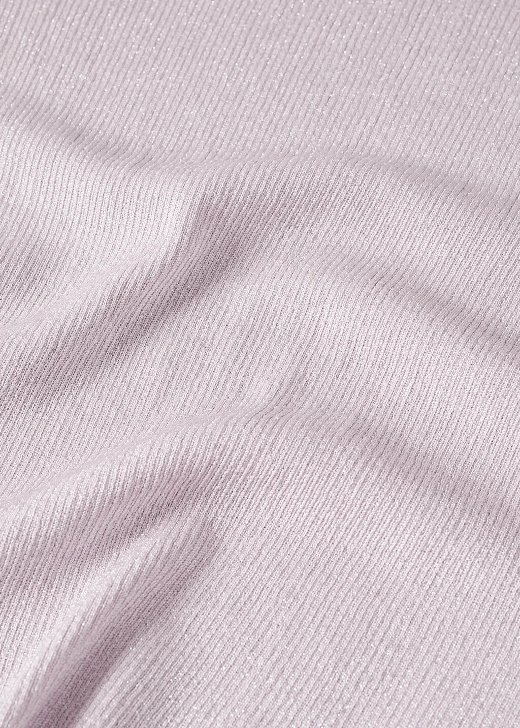 Pullover coste collo con risvolto