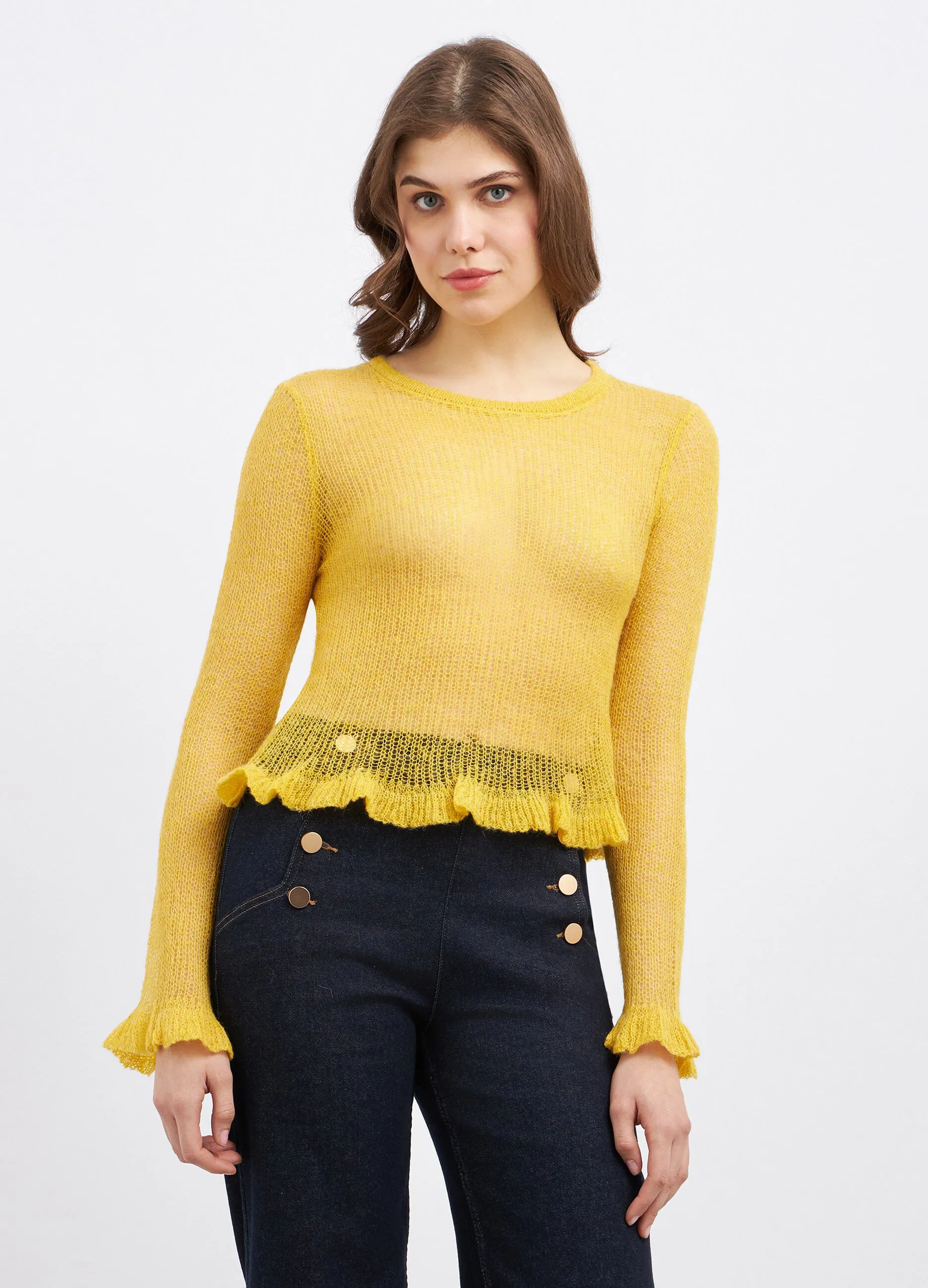 Pullover tricot misto lana donna
