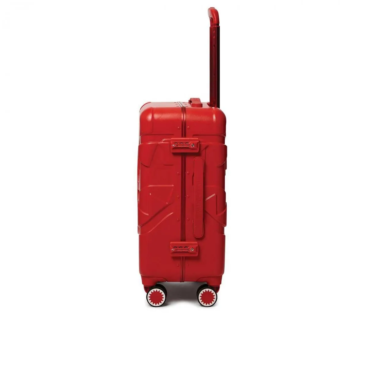 Red Molded Shark Mouth Bagaglio A Mano Medio, Rosso