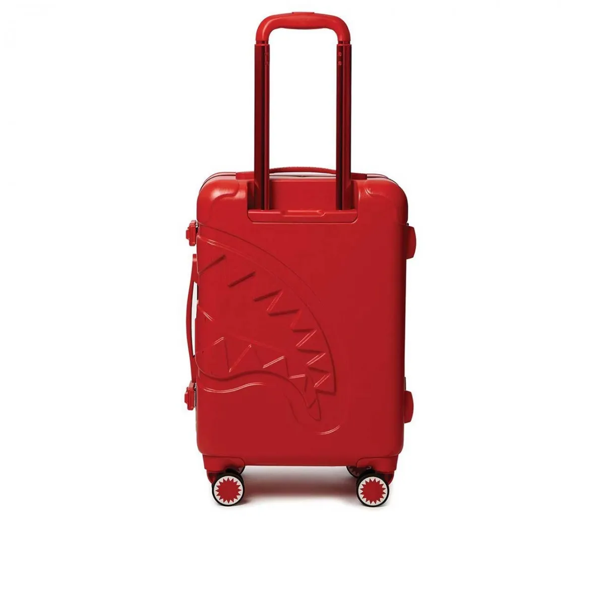 Red Molded Shark Mouth Bagaglio A Mano Medio, Rosso