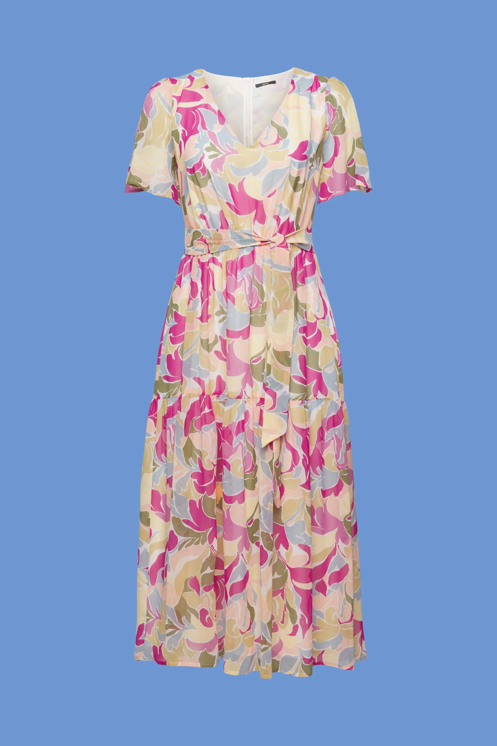 Riciclato: abito midi in chiffon