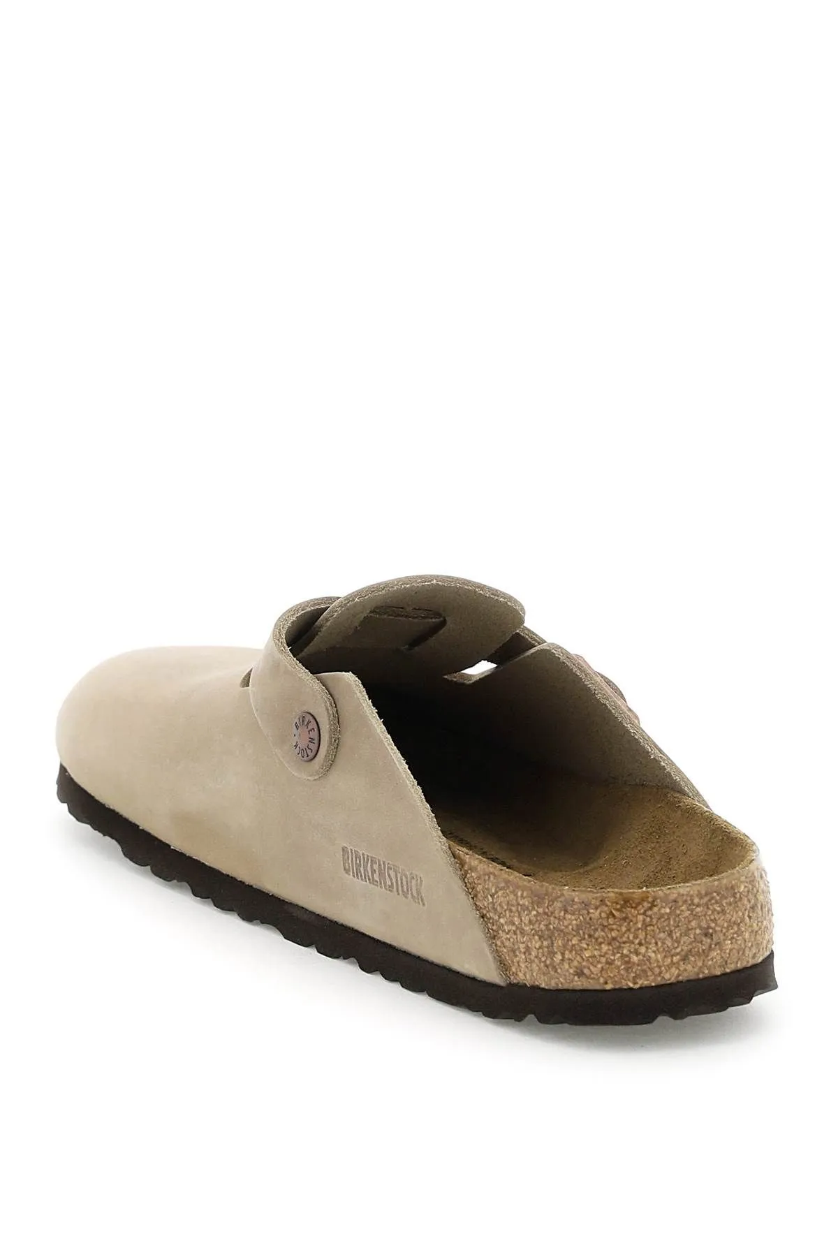 Sabot Boston in pelle oliata