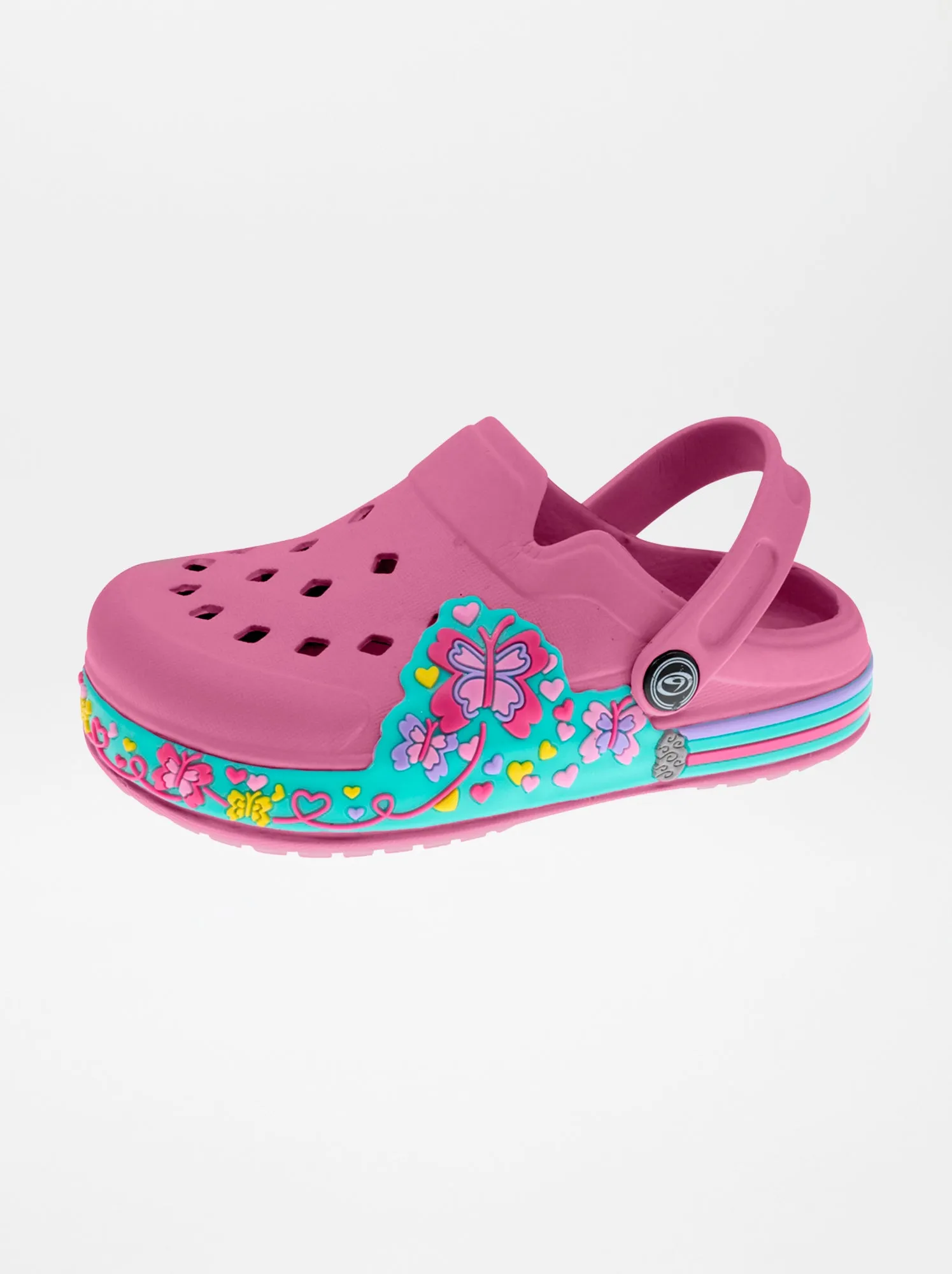 Sabot con decori 3D - ROSA