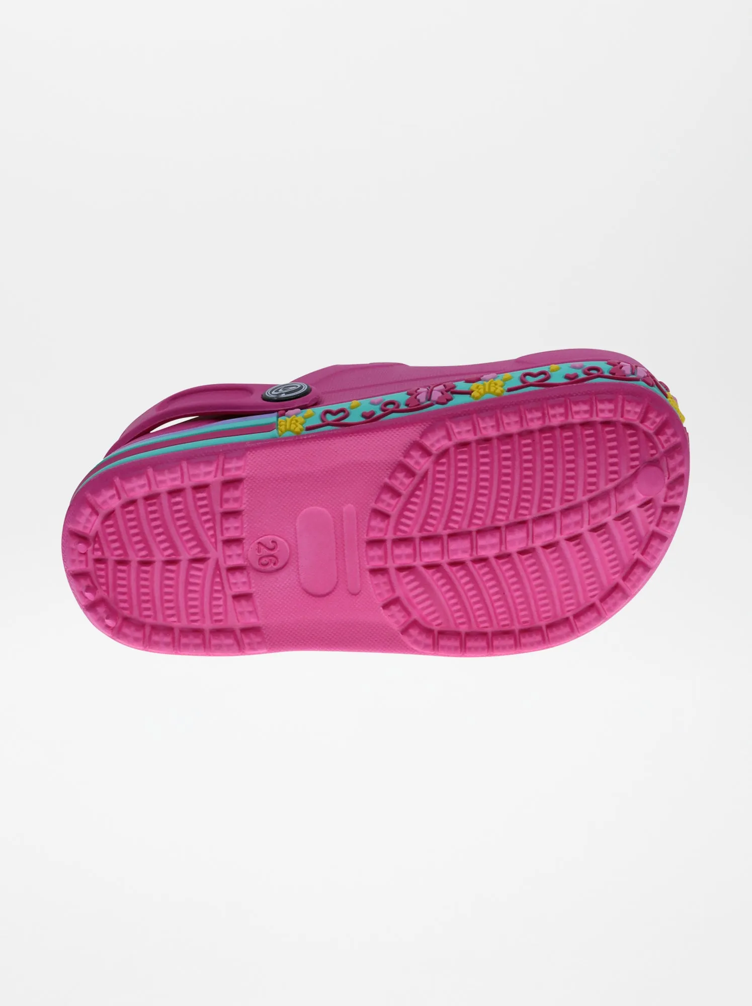 Sabot con decori 3D - ROSA