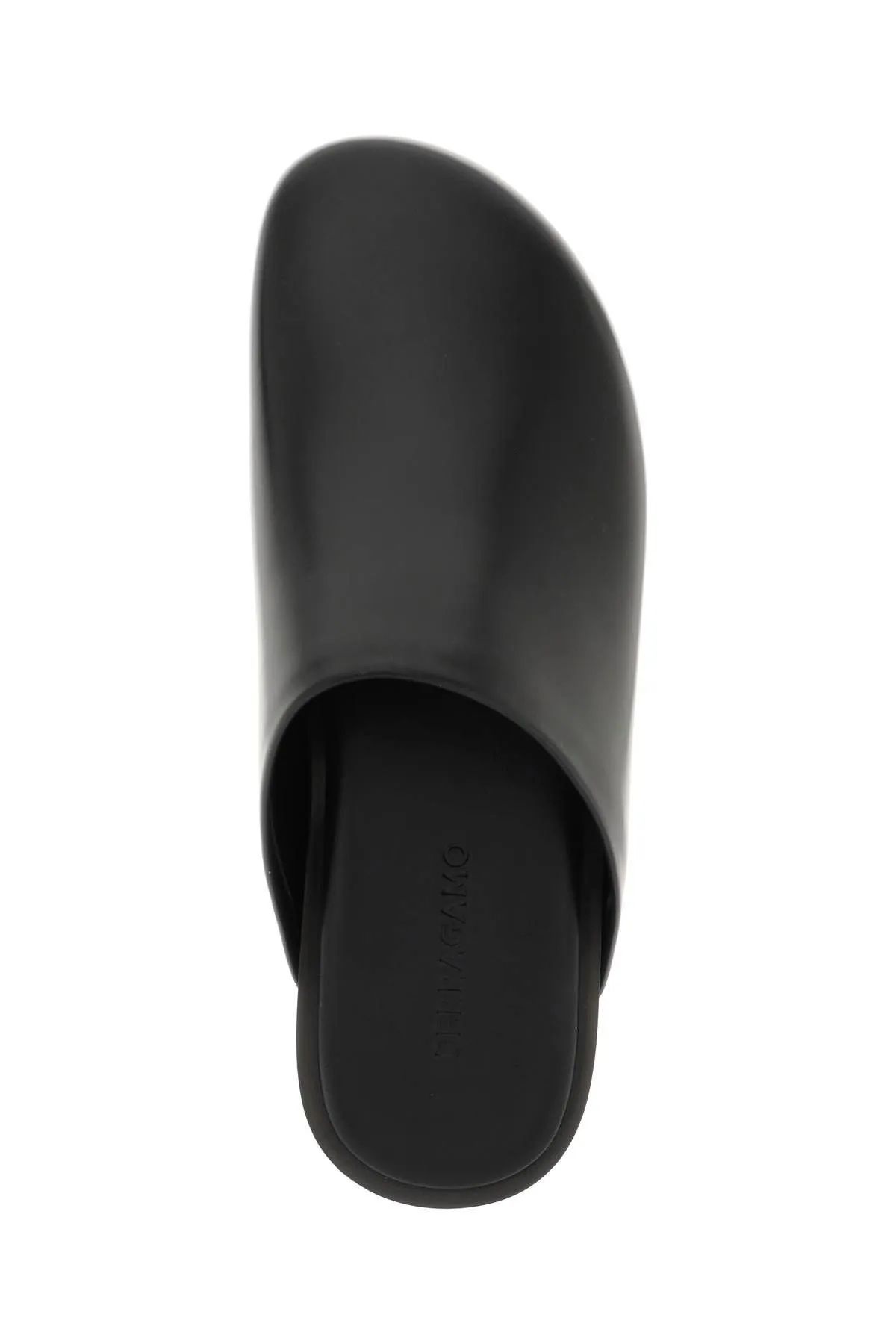 Sabot in pelle liscia