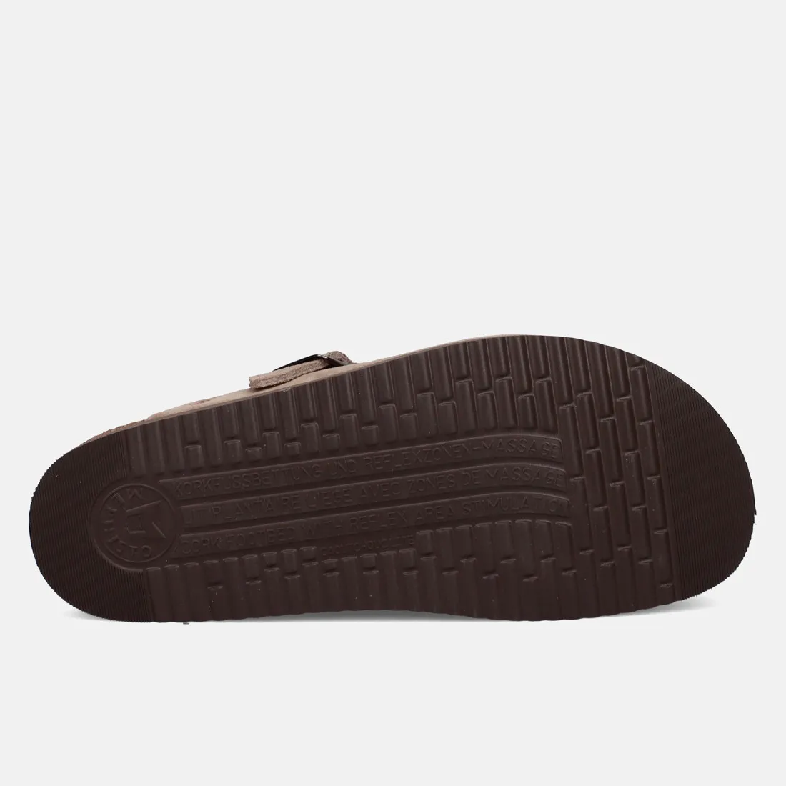 Sabot Mephisto Nathan in camoscio tortora con plantare anatomico
