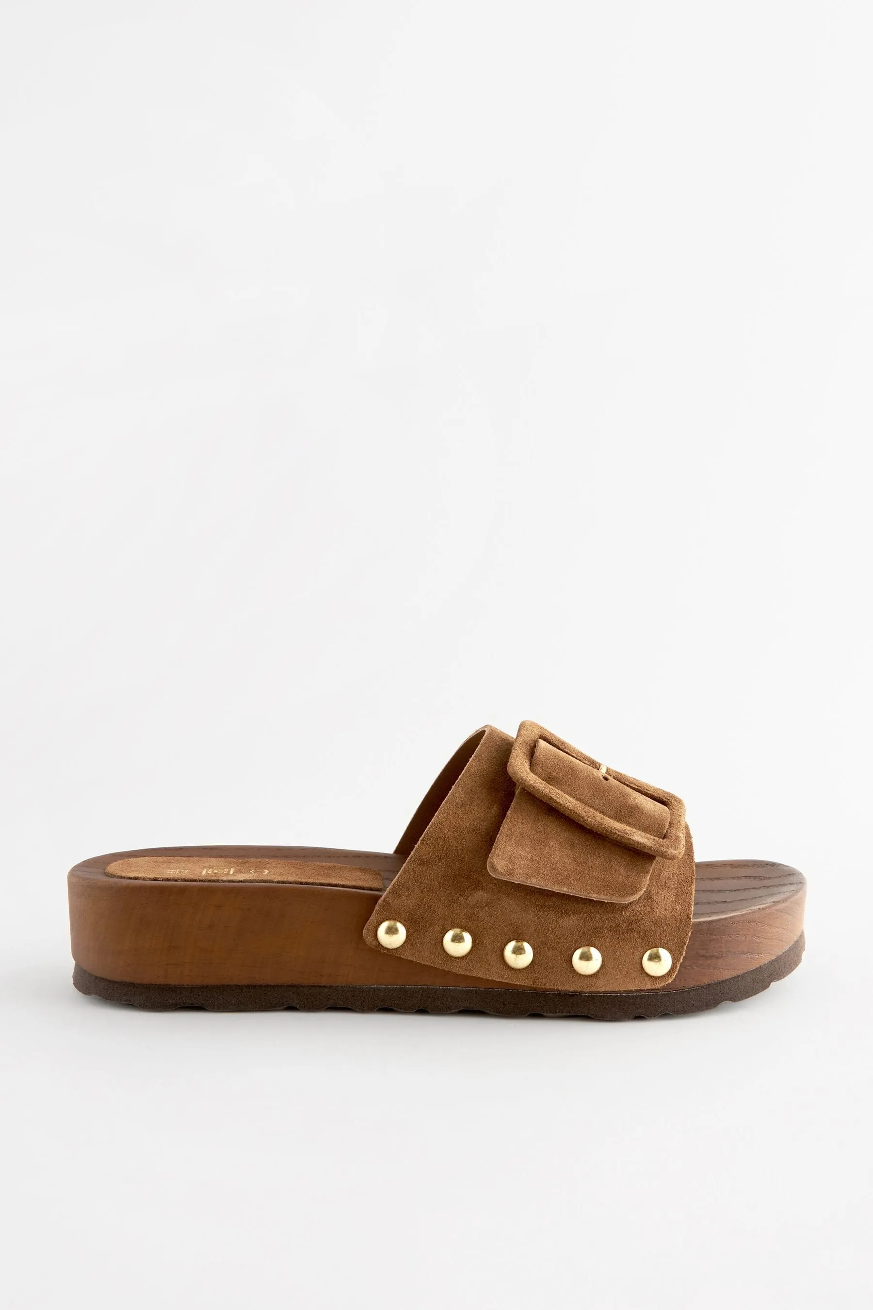 Sandali a sabot con fibbia