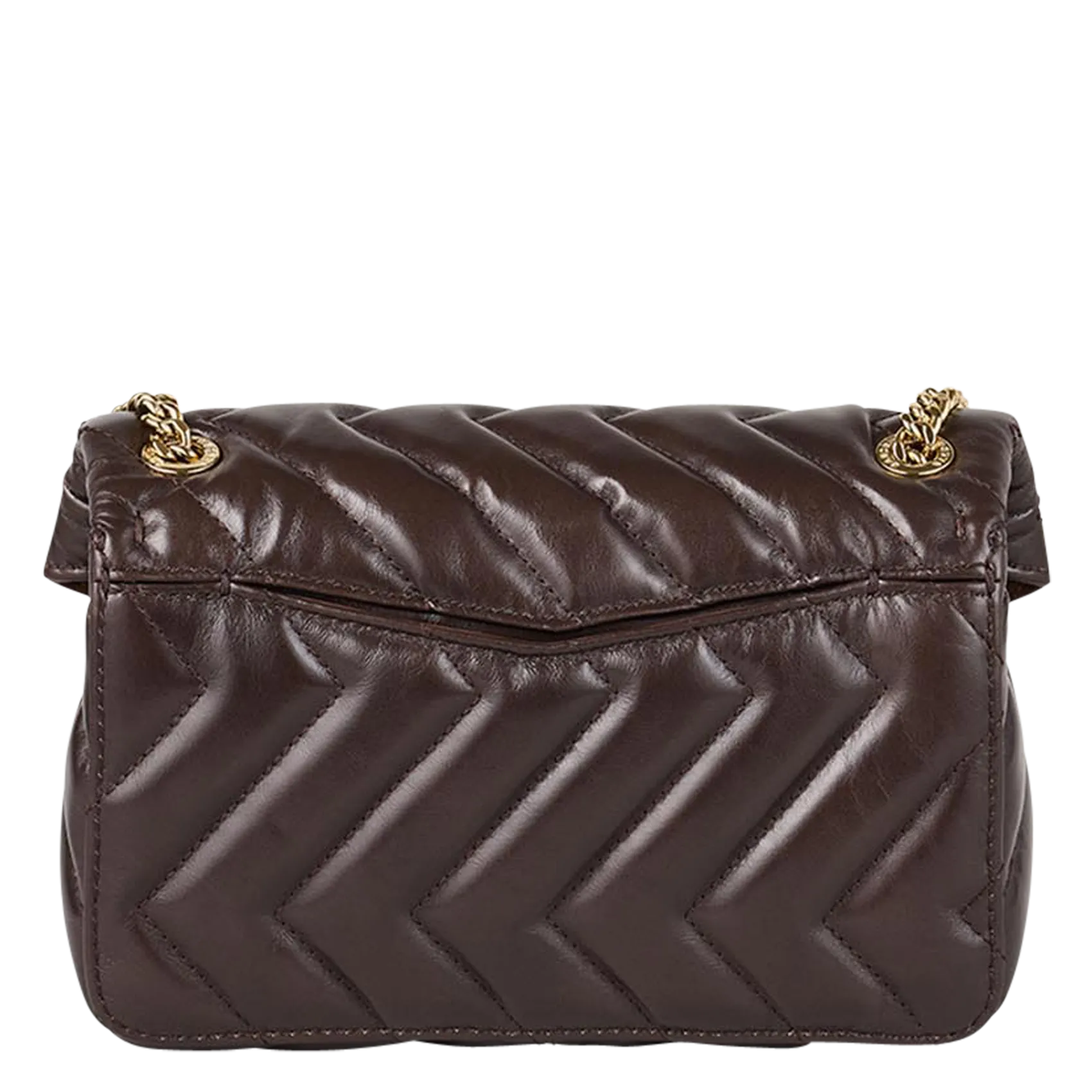  SANDRO   Borsa piccola in pelle trapuntata | Marrone