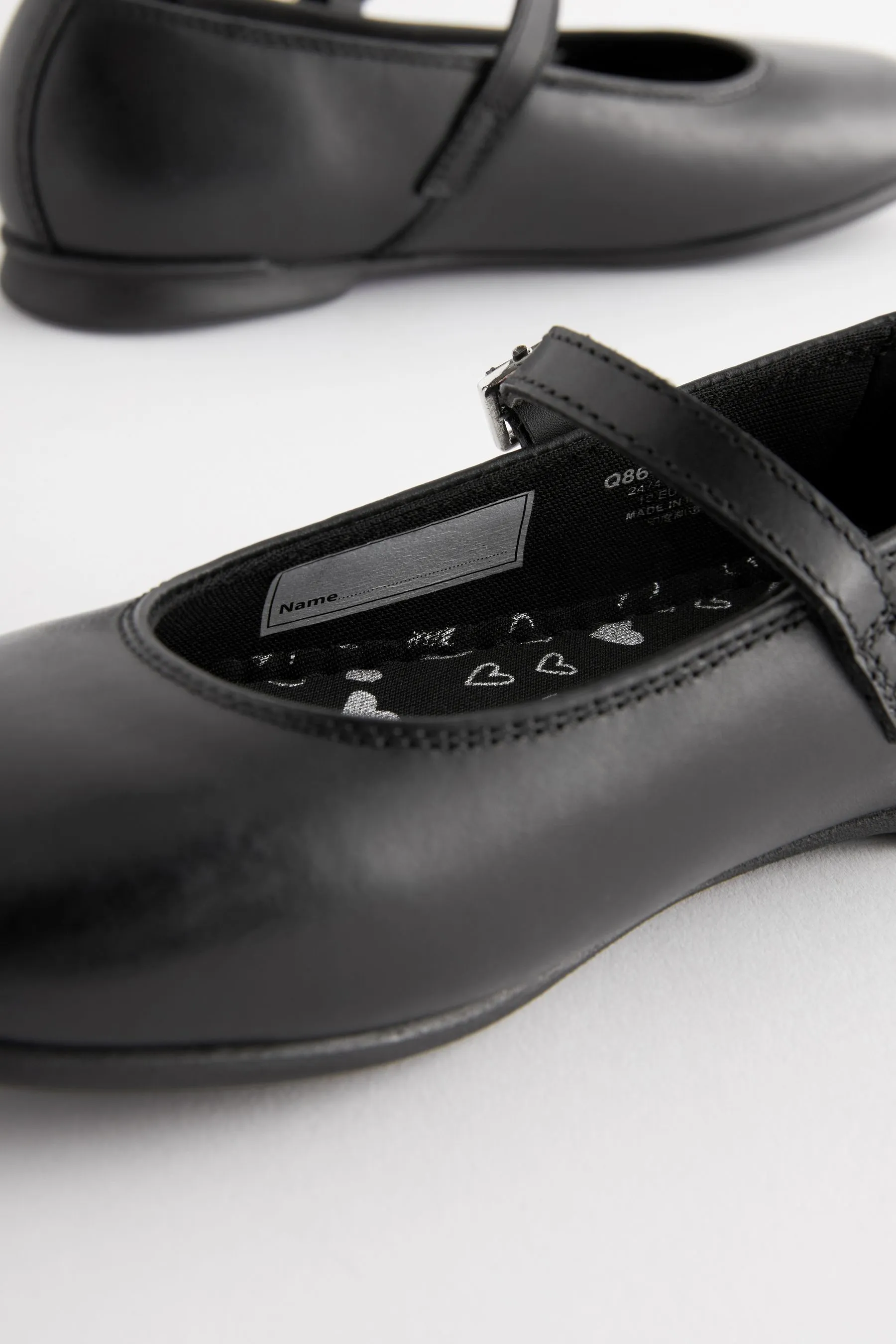 Scarpe per la scuola Mary Jane in pelle    