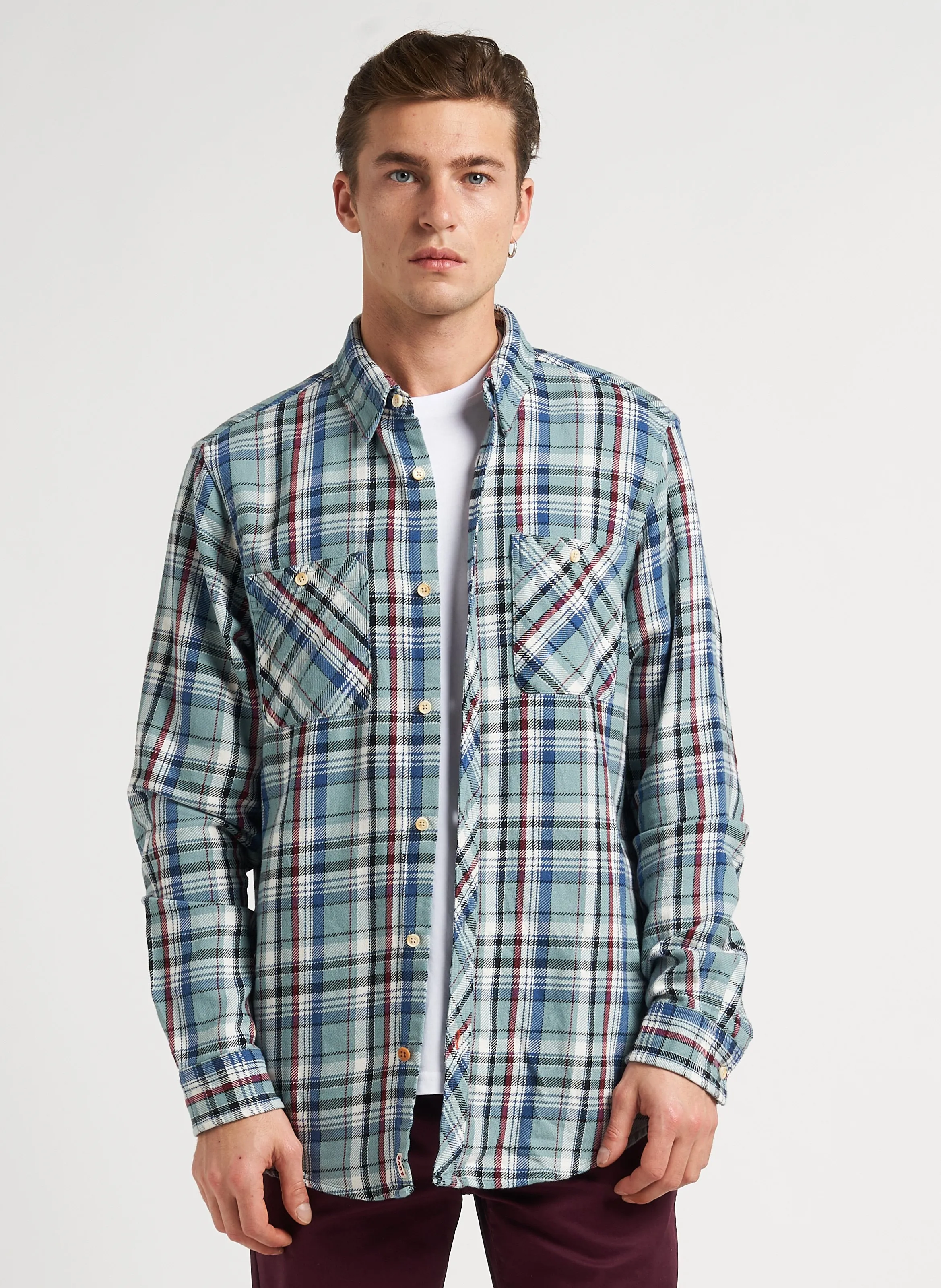  SCOTCH AND SODA   Camicia dritta collo classico in cotone | Blu