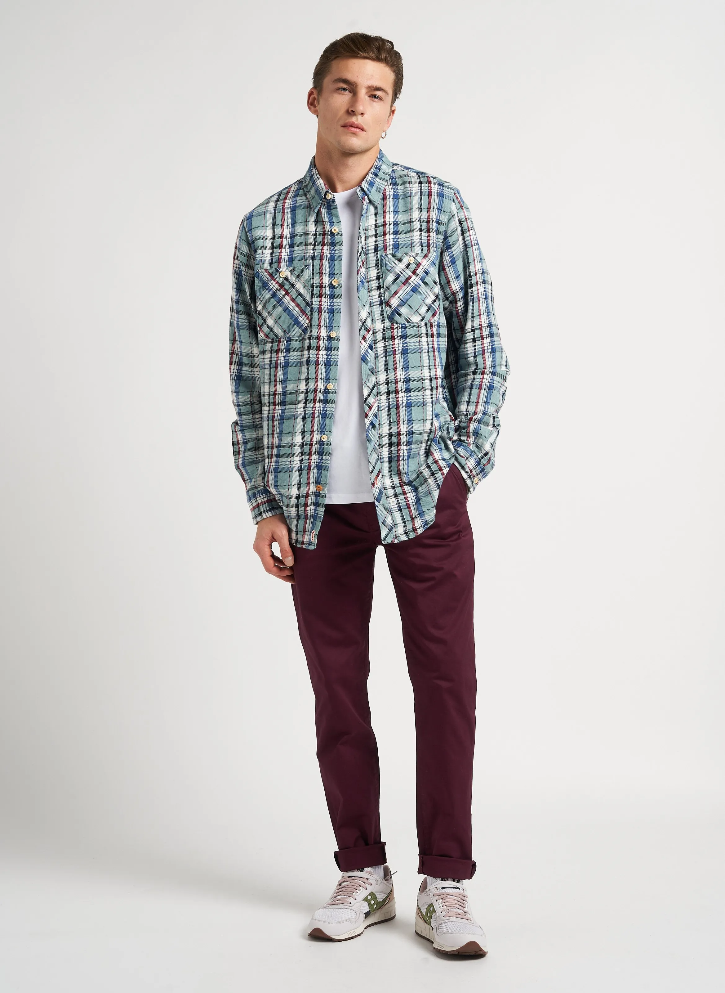  SCOTCH AND SODA   Camicia dritta collo classico in cotone | Blu