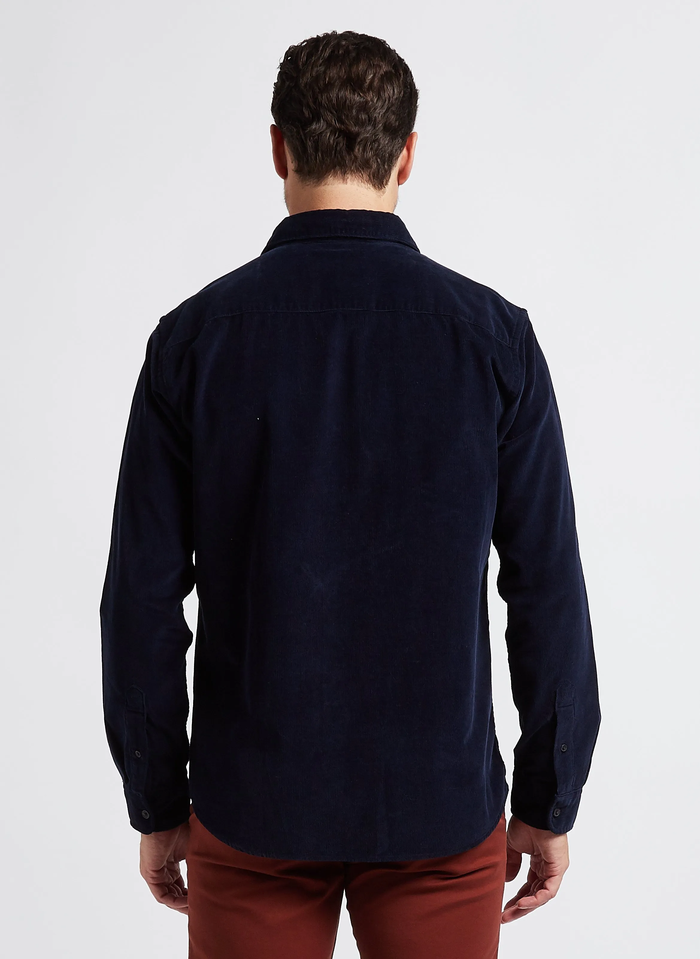  SELECTED   Camicia collo classico in misto cotone | Blu