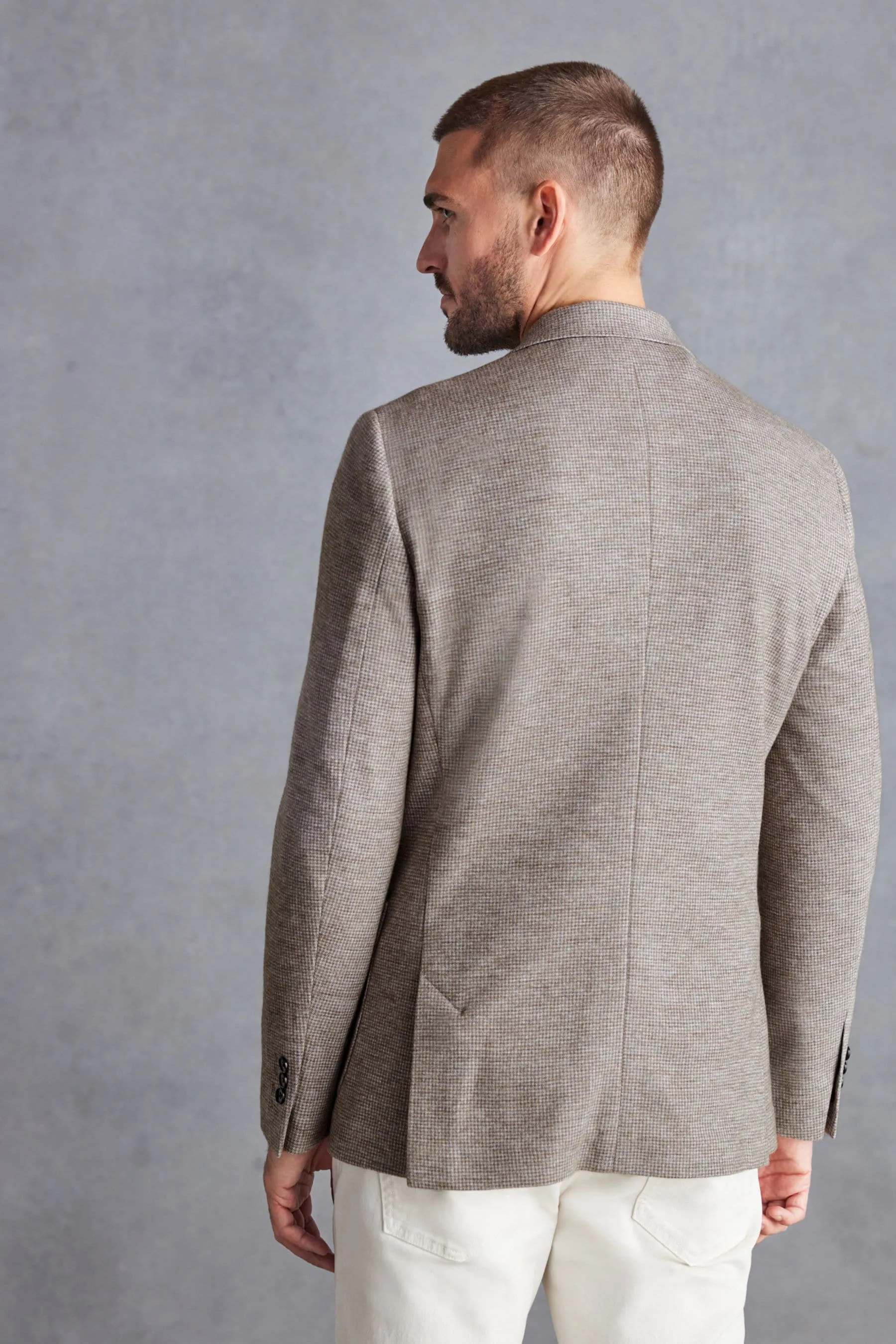 Signature - Blazer Blend in jersey e lana italiana