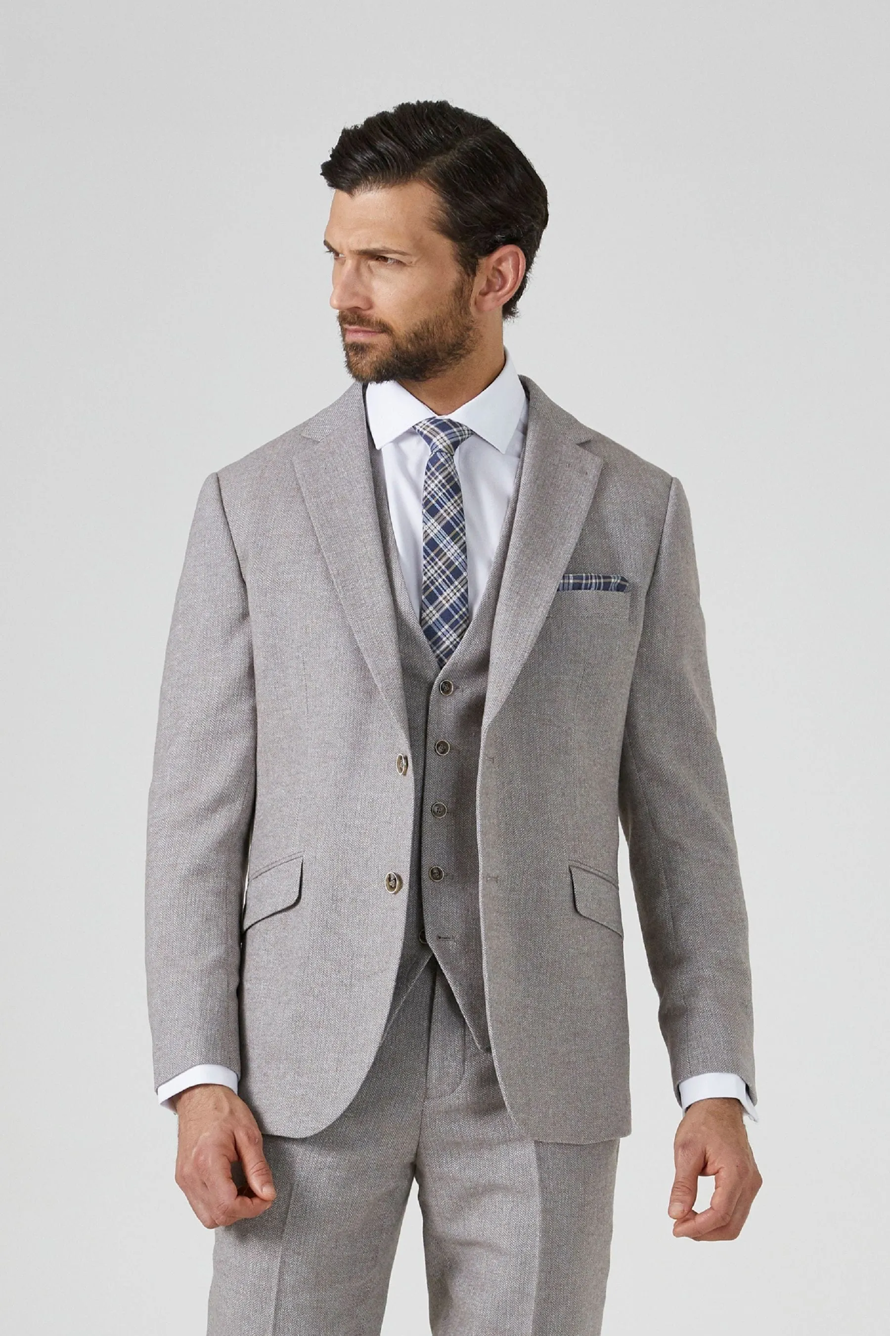Skopes - Jude - Giacca da completo in Vestibilità sartoriale tweed