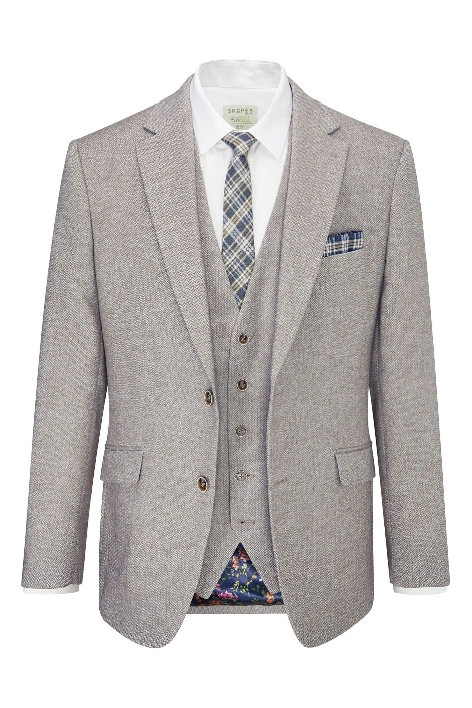 Skopes - Jude - Giacca da completo in Vestibilità sartoriale tweed