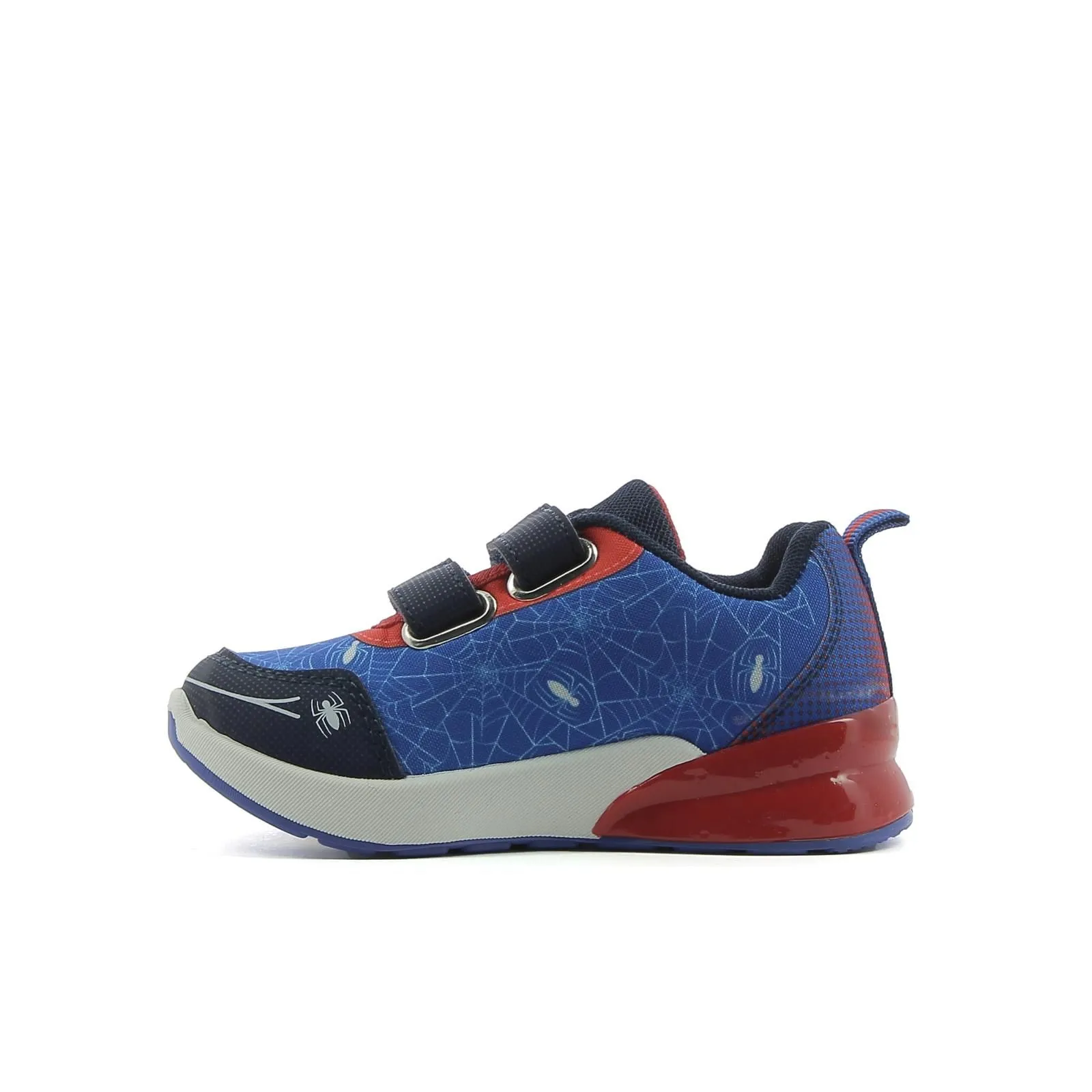 Sneakers blu stampa Spiderman con luci