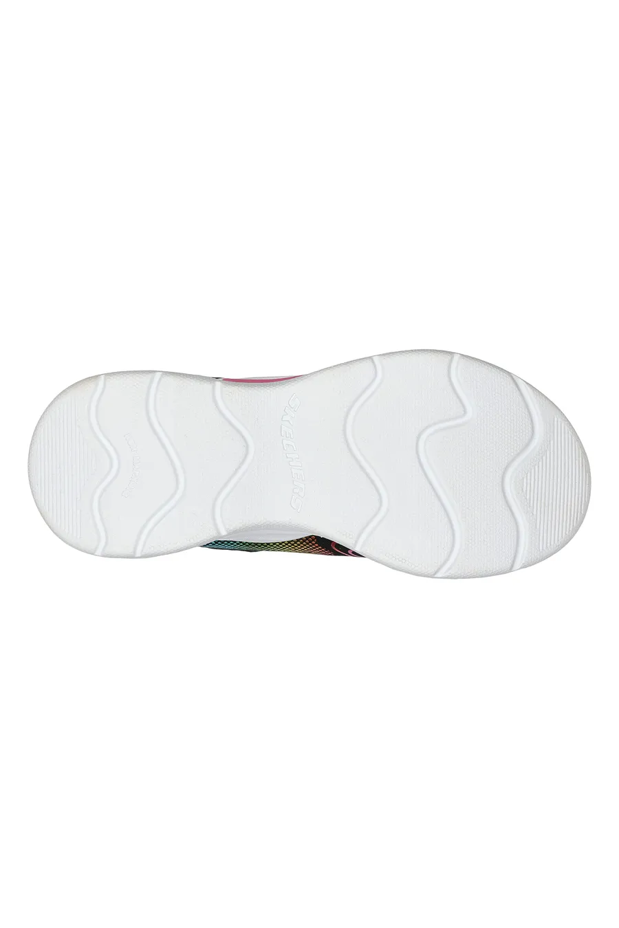 Sneakers con Luci Skechers Heart Lights Rainbow Lux Nere