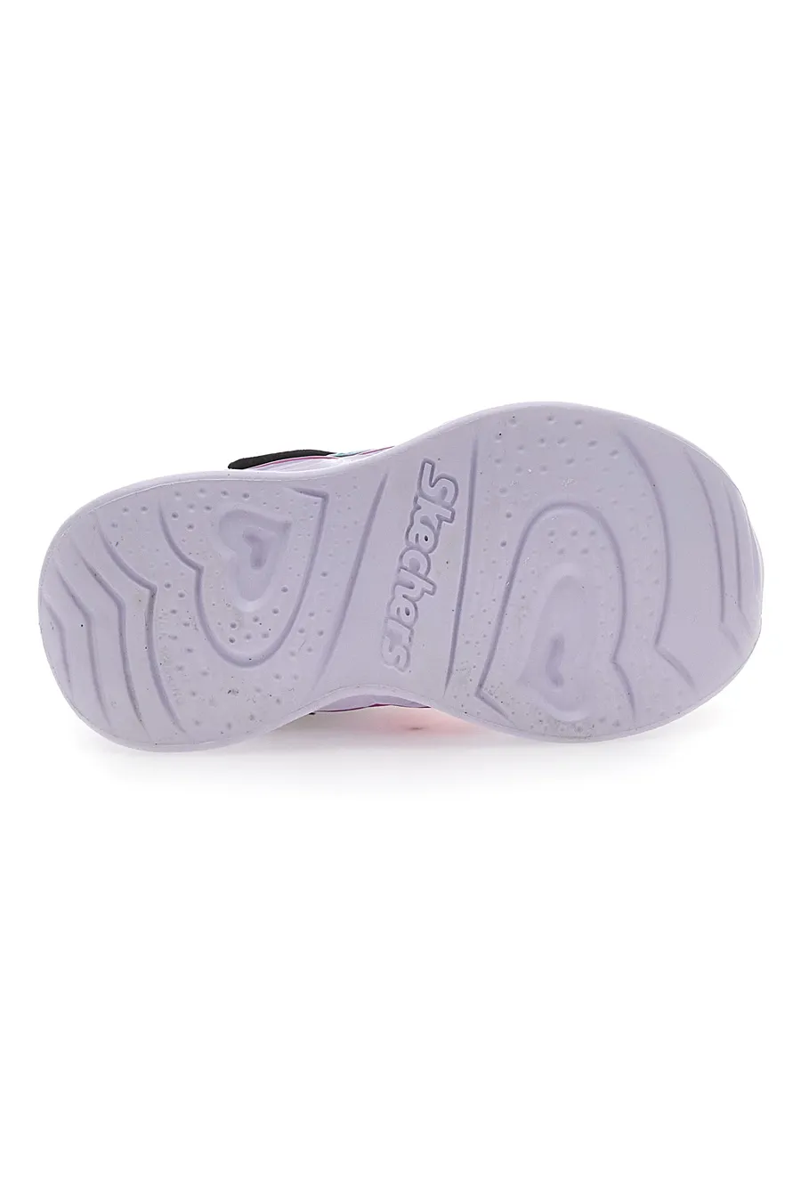 Sneakers con Luci Skechers Heart Lights Rainbow Lux Nere